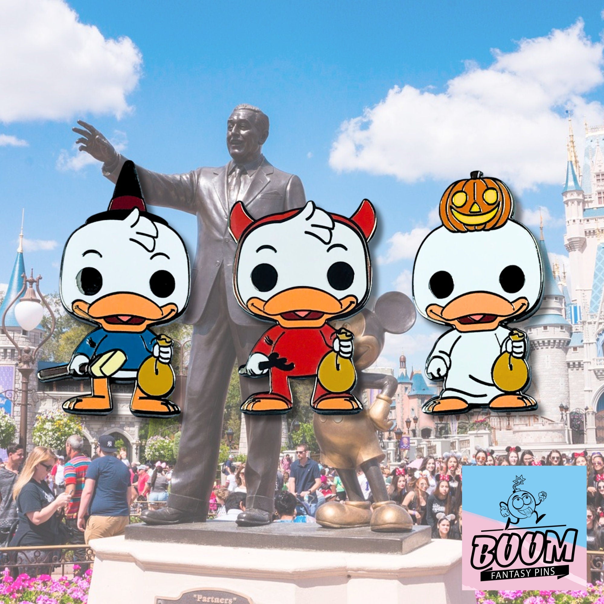 Pin's – Riri, Fifi et Loulou de Donald Duck – Disney Fantasy
