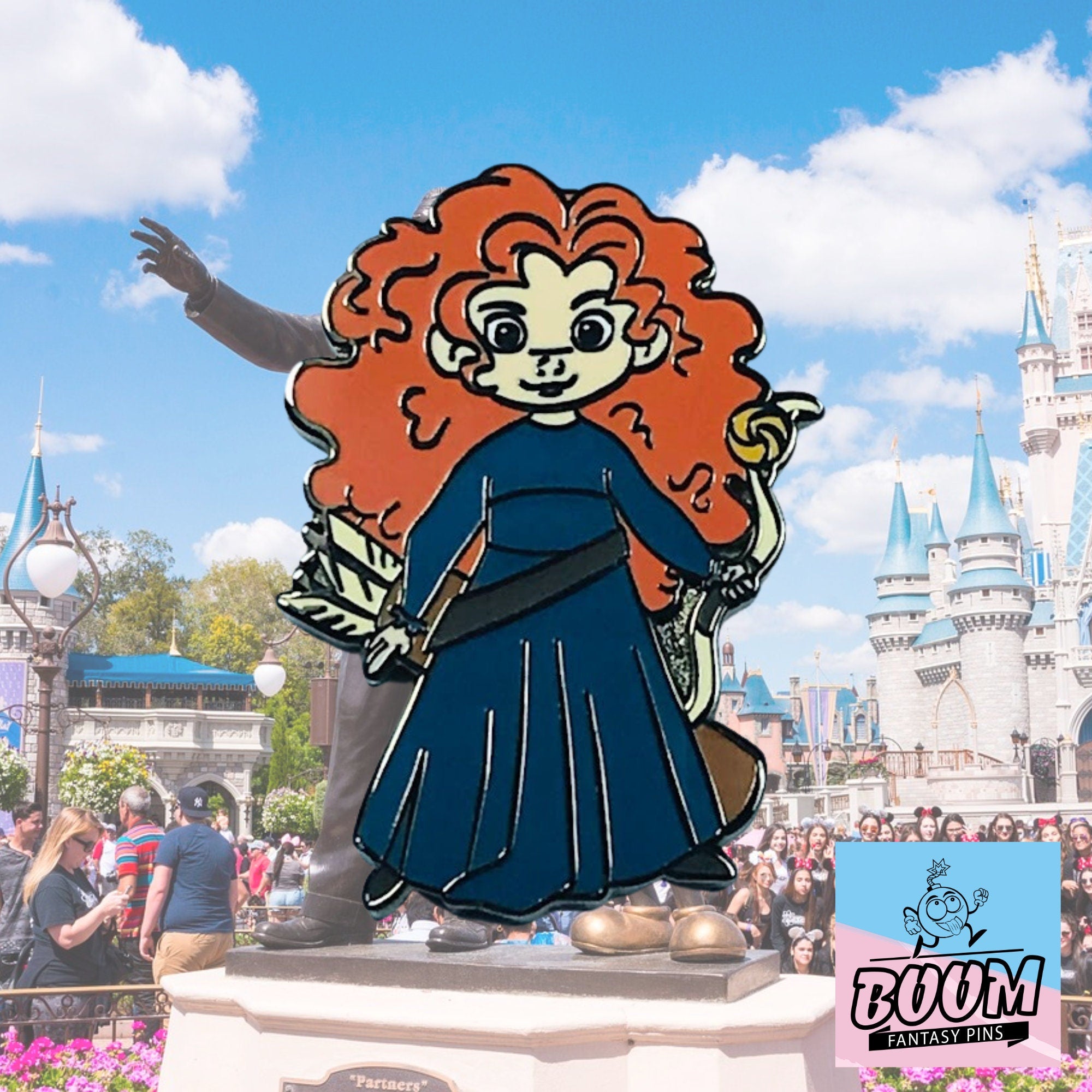 Pin's – Princesse Merida du film Rebelle – Disney Fantasy