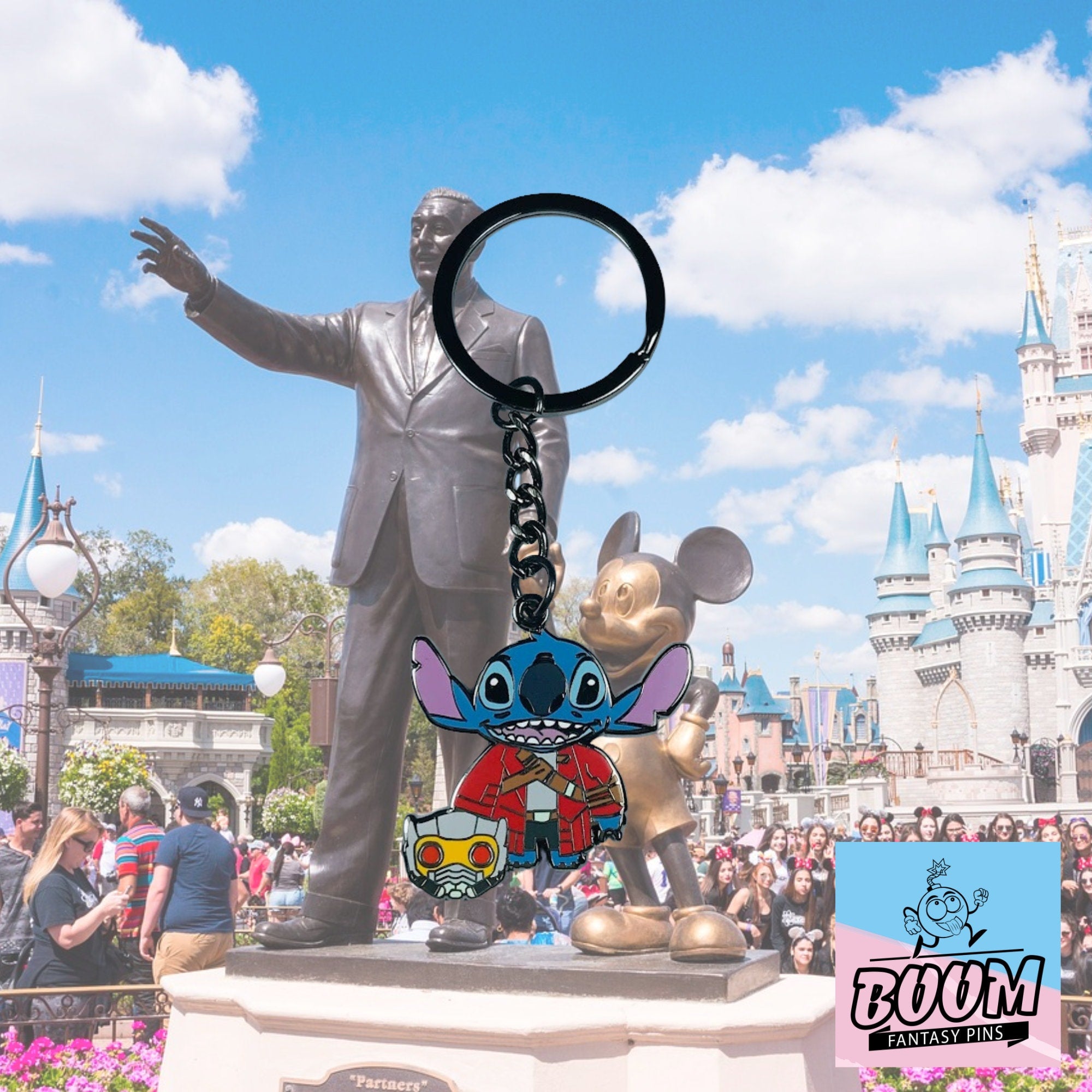 Porte-clés – Stitch Expérience 626 de Lilo &amp; Stitch – Disney Fantasy