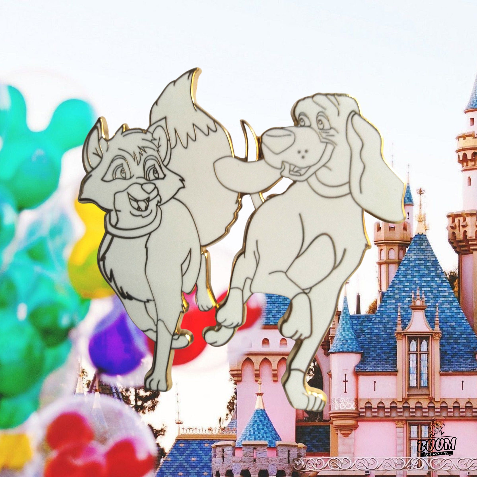 Pin's – Todd et Cooper d'Oliver et Compagnie – Disney Fantasy