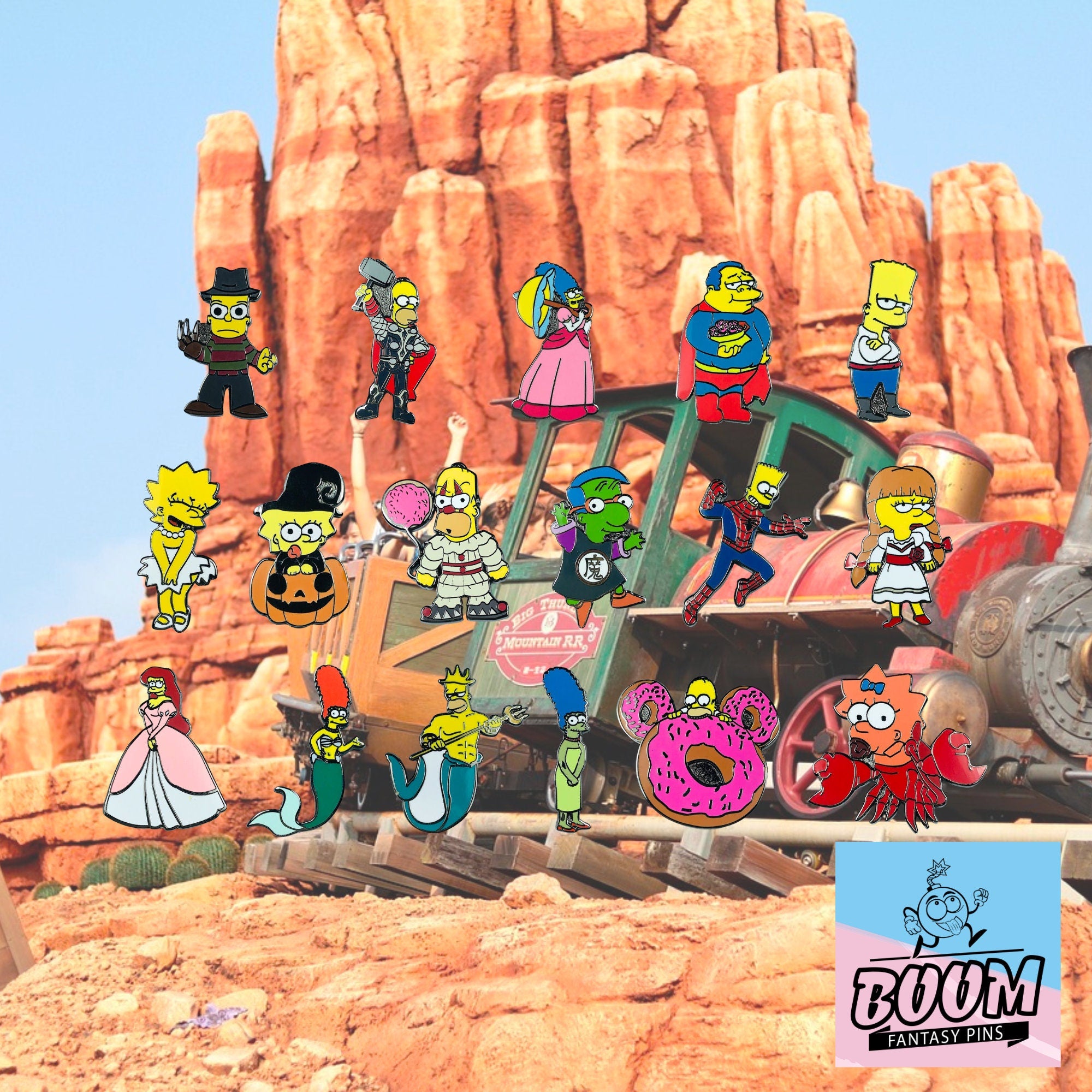 Pin's – Homer Simpson des Simpson – Disney Fantasy