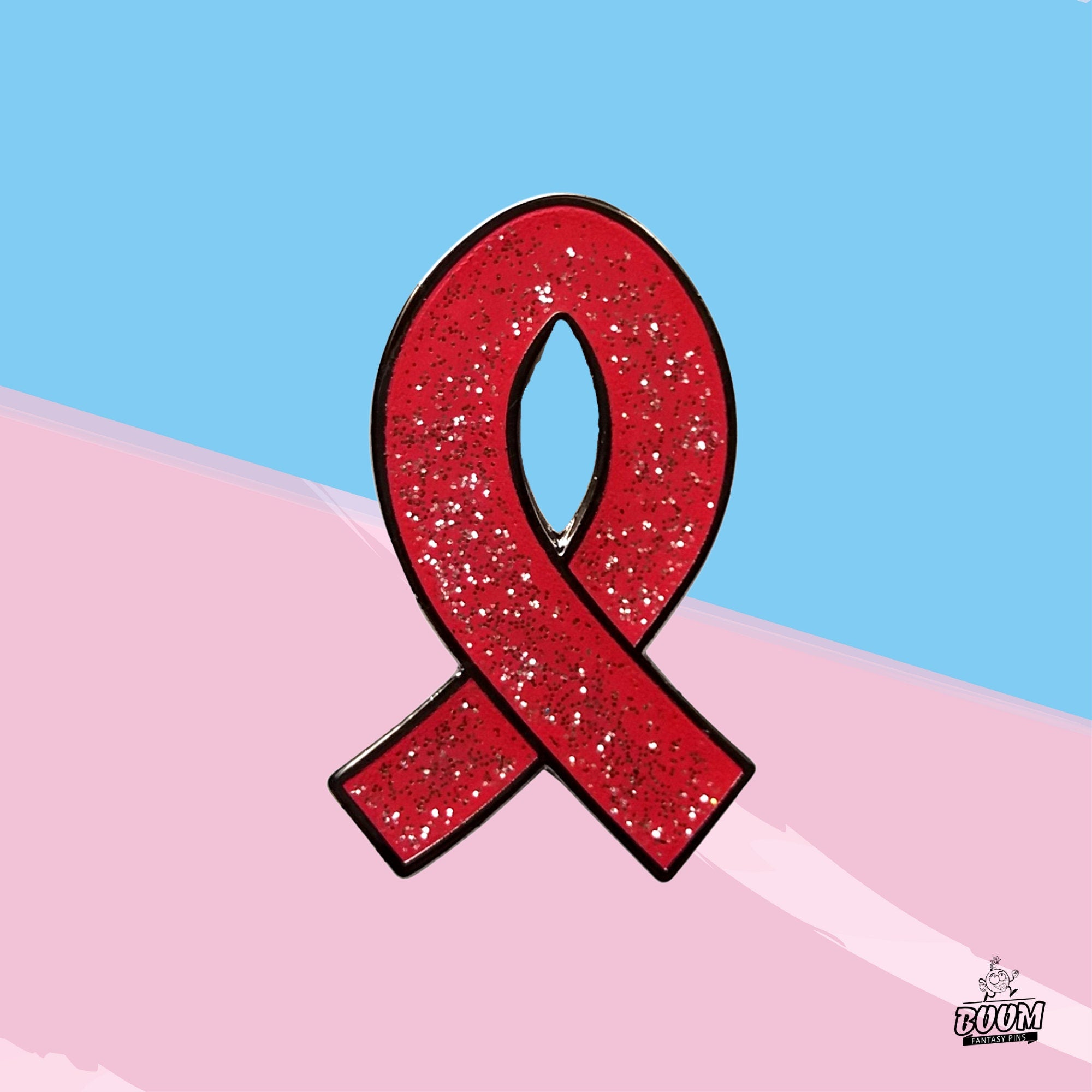 Pin – Corbata roja de concienciación de la Campaña de Concientización – Disney Fantasy