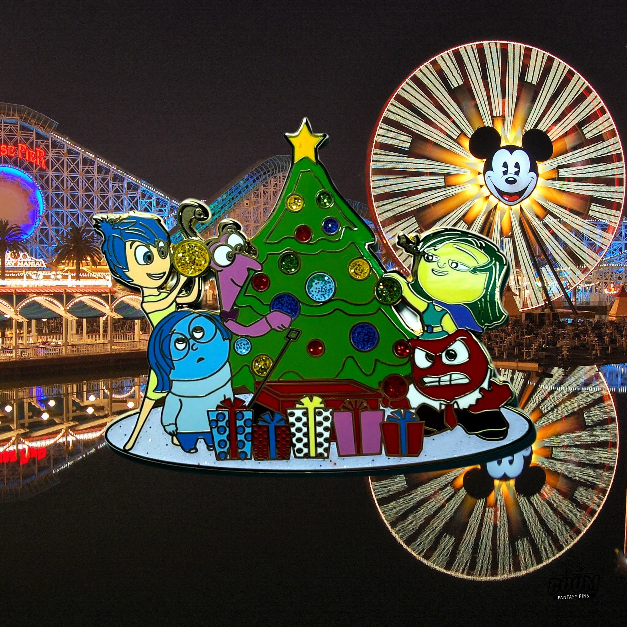 Pin – Alegría, Tristeza, Miedo, Asco e Ira desde adentro hacia afuera – Fantasía Disney