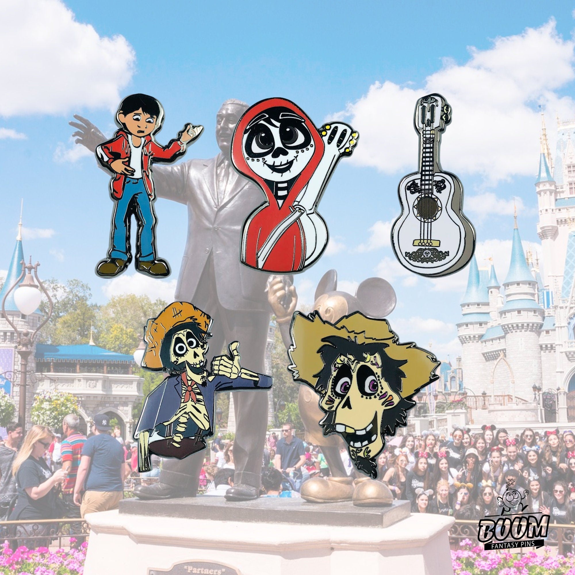 Pin's – Miguel et Hector de Coco – Disney Fantasy