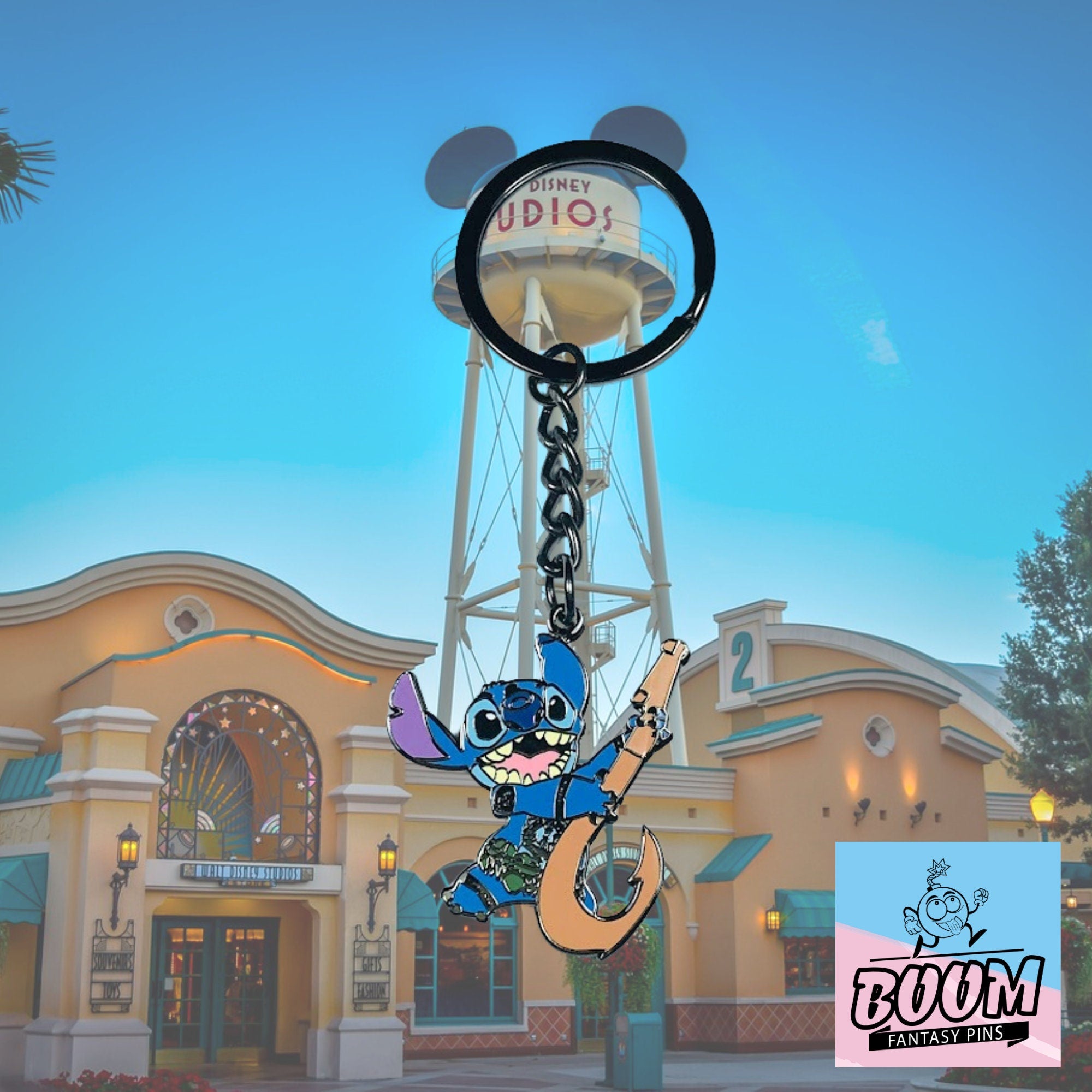 Llavero – Stitch como Maui de Lilo &amp; Stitch – Disney Fantasy