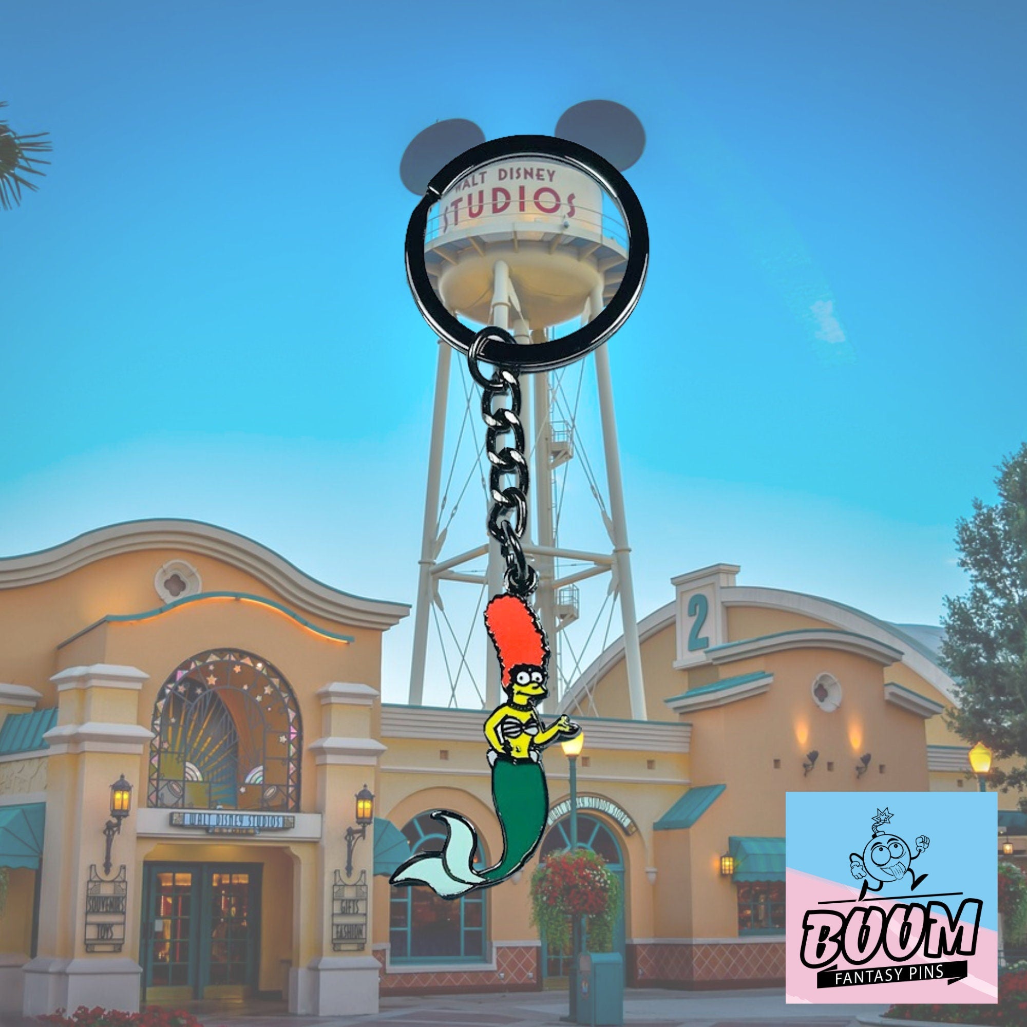 Porte-clés – Marge Simpson des Simpson – Disney Fantasy