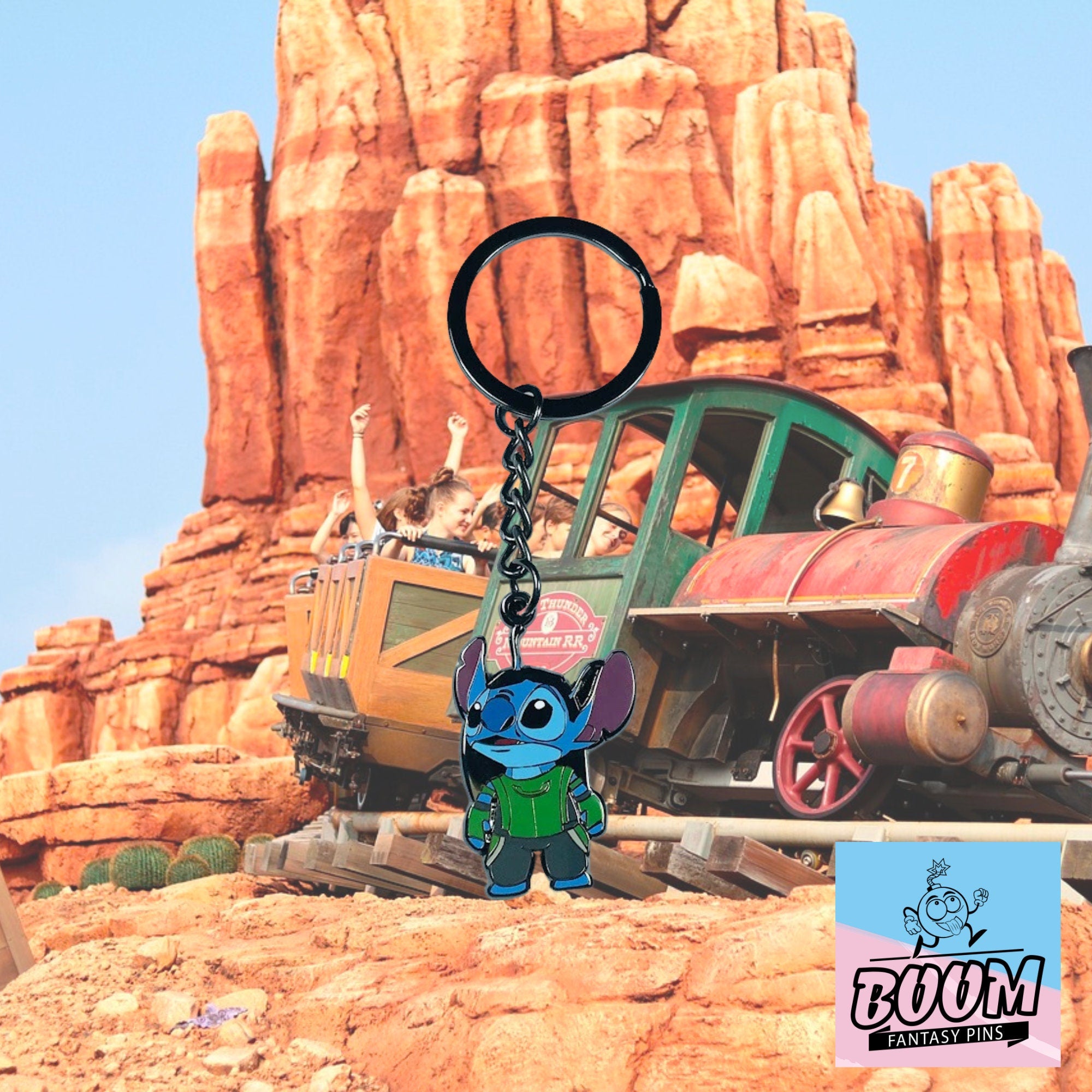 Llavero – Stitch como Loki Experimento 626 de Lilo &amp; Stitch – Disney Fantasy