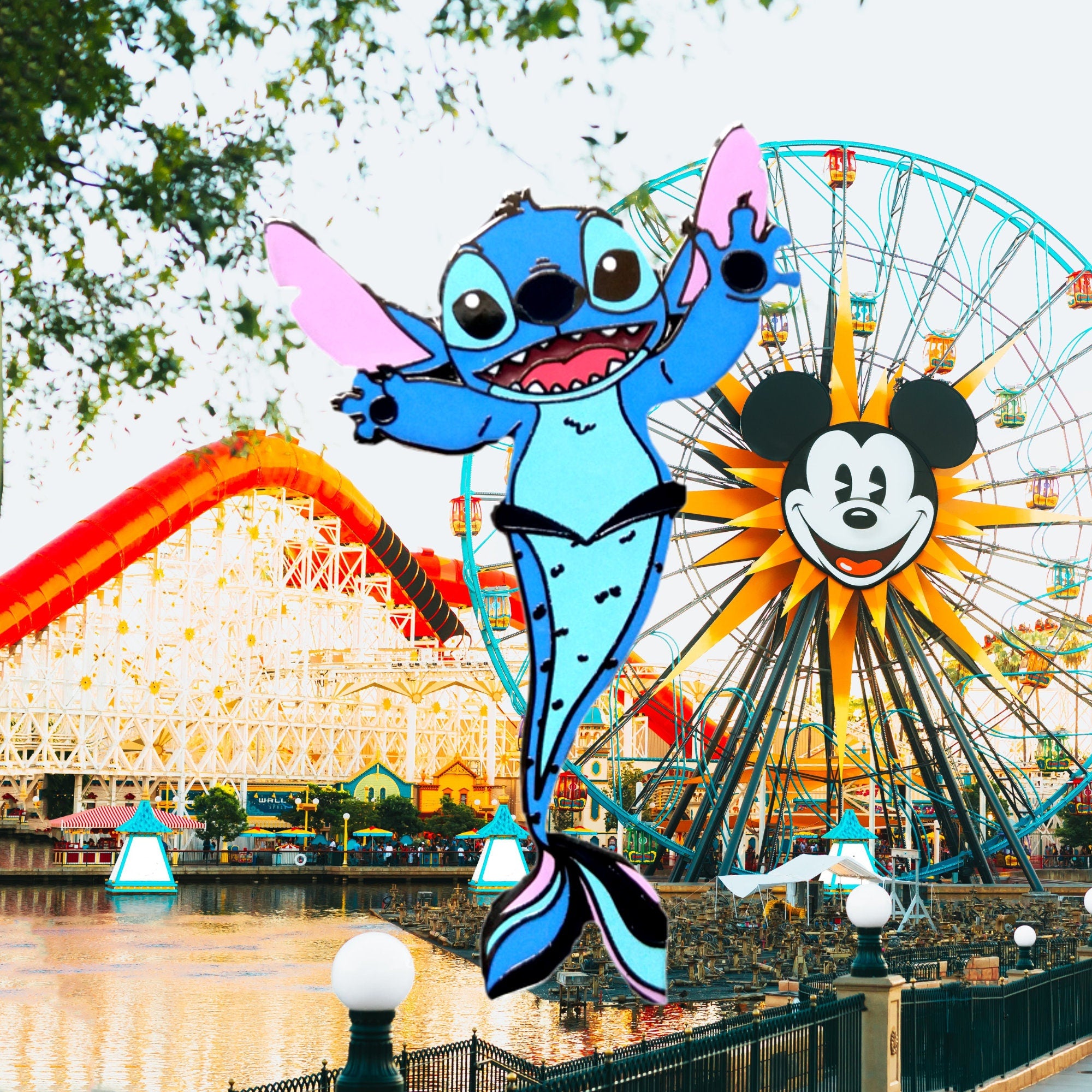 Pin – Stitch como Sirena de Lilo &amp; Stitch – Disney Fantasy
