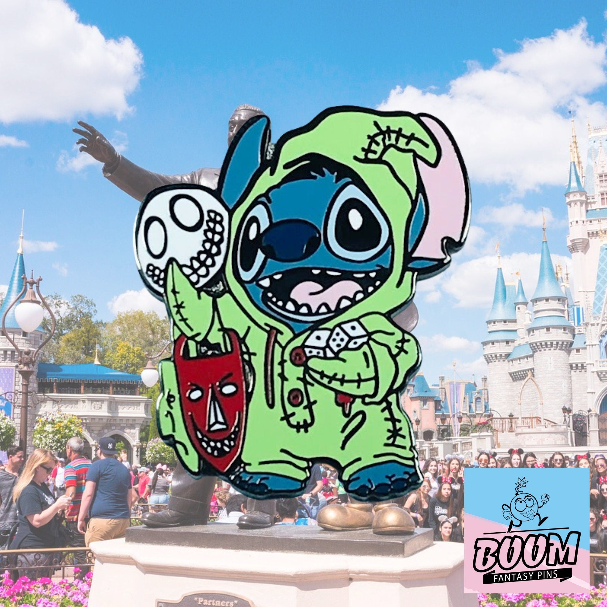 Pin – Stitch como Oogie Boogie de Lilo y Stitch – Disney Fantasy