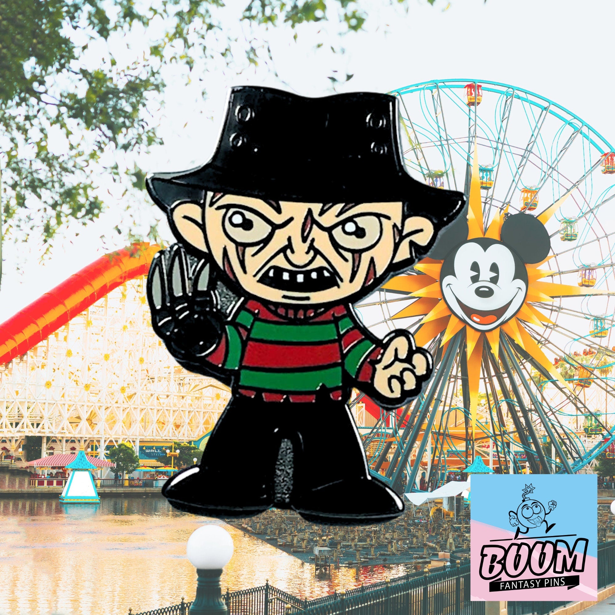 Épingle – Freddy Krueger du film d'horreur « Les Griffes de la nuit » de Wes Craven