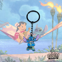 Llavero – Stitch como Milo Thatch de Lilo &amp; Stitch – Disney Fantasy