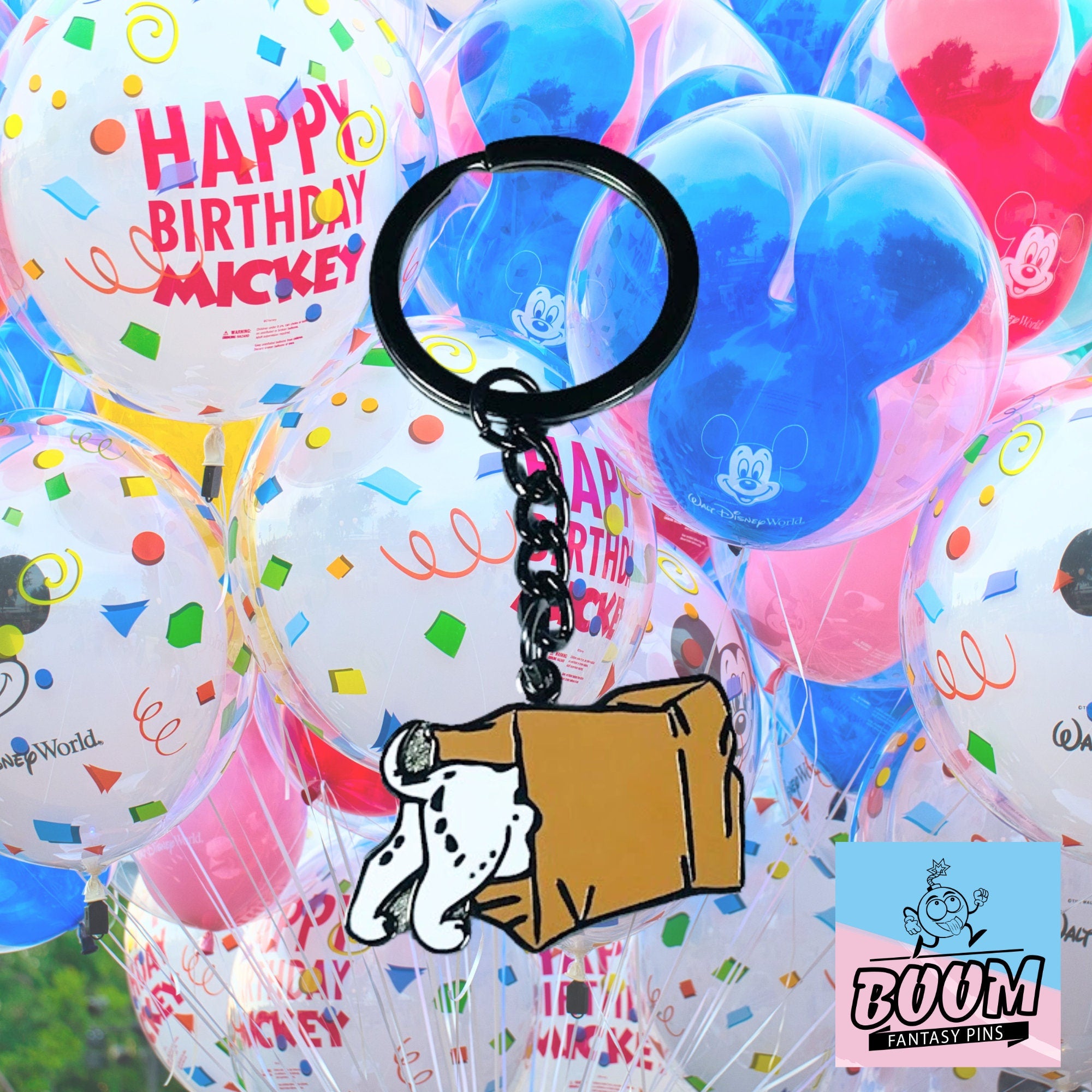 Porte-clés – Les chiots Pongo et Perdita des 101 Dalmatiens – Disney Fantasy