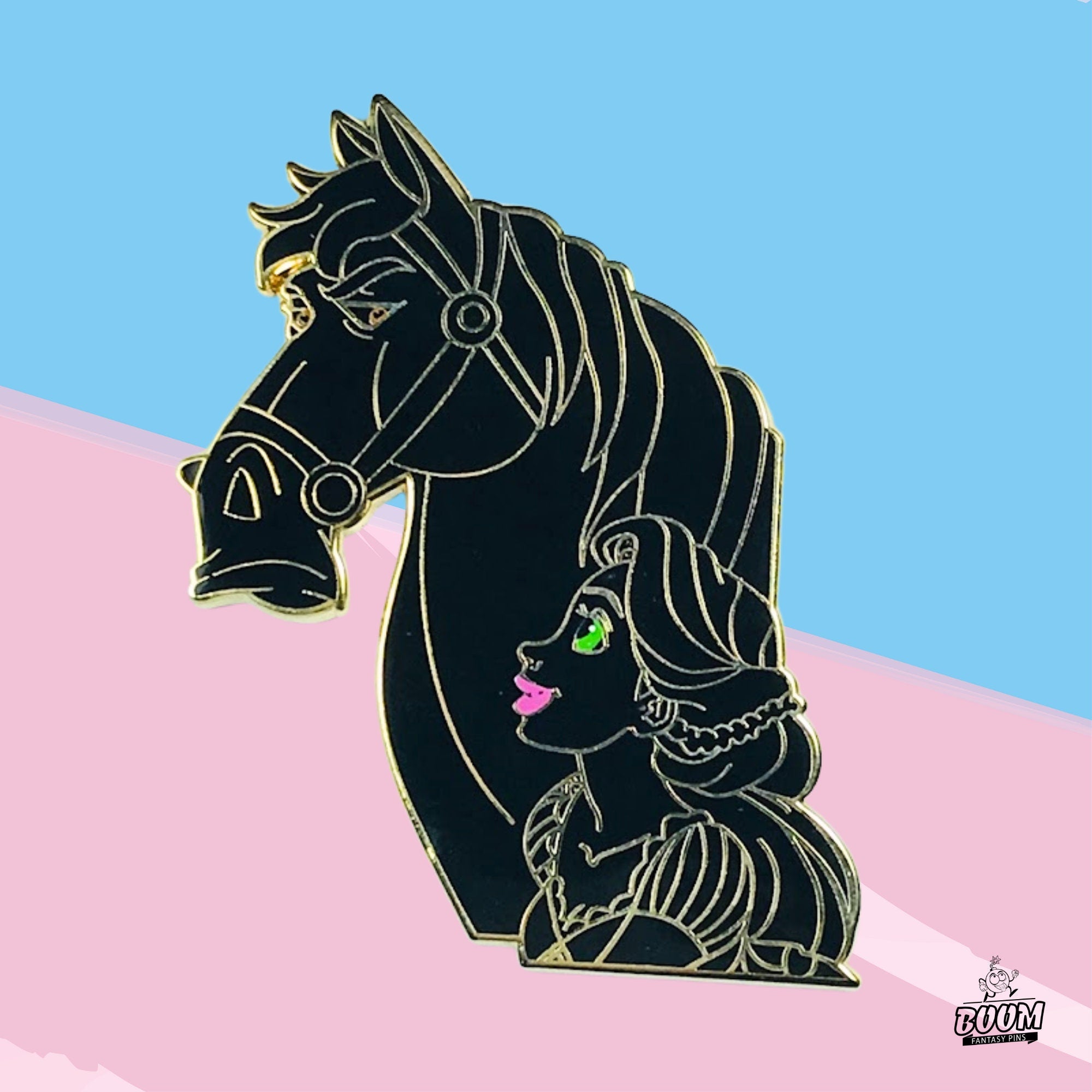 Pin's – Raiponce et Maximus du film Raiponce – Disney Fantasy