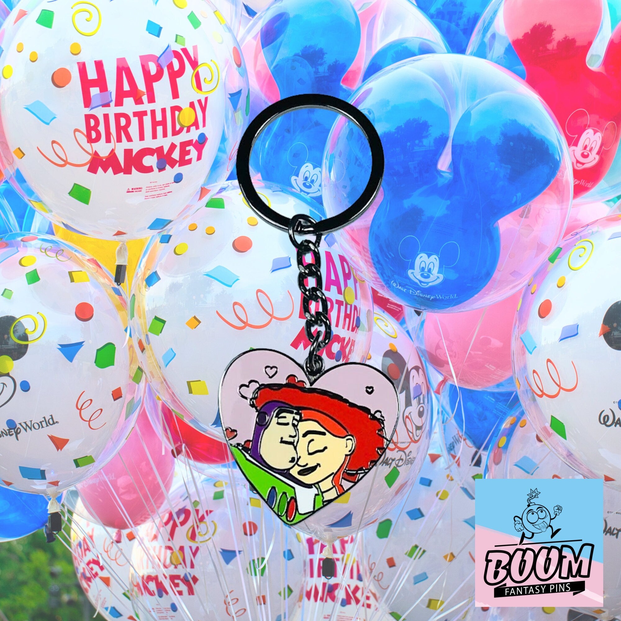 Porte-clés – Buzz l'Éclair et Jessie de Toy Story – Disney Fantasy