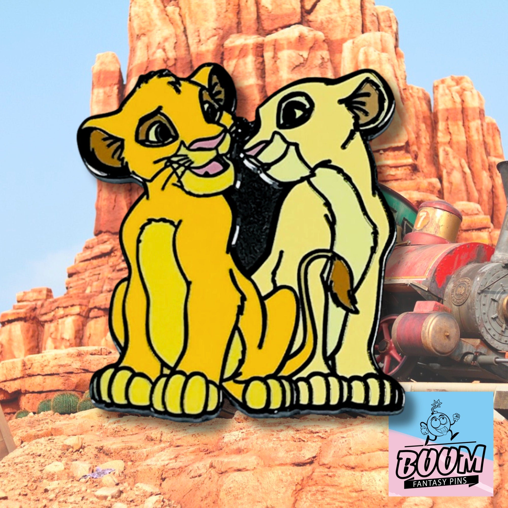 Pin – Simba y Nala de El Rey León – Disney Fantasy