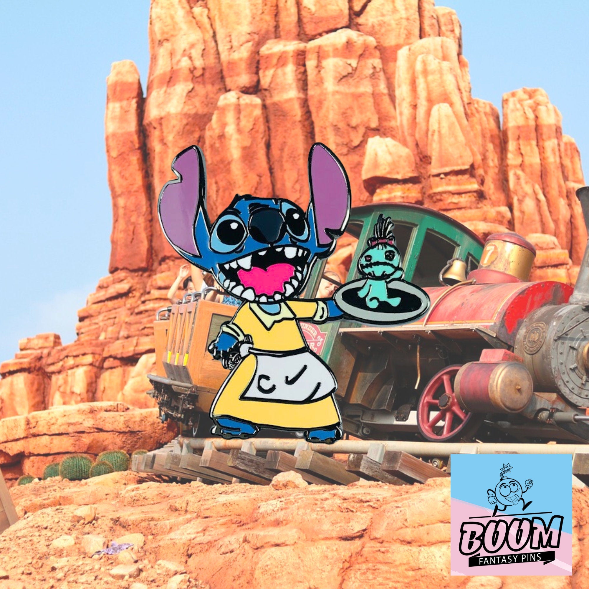 Pin – Experimento 626 Punto con trapos de Lilo y Stitch – Disney Fantasy