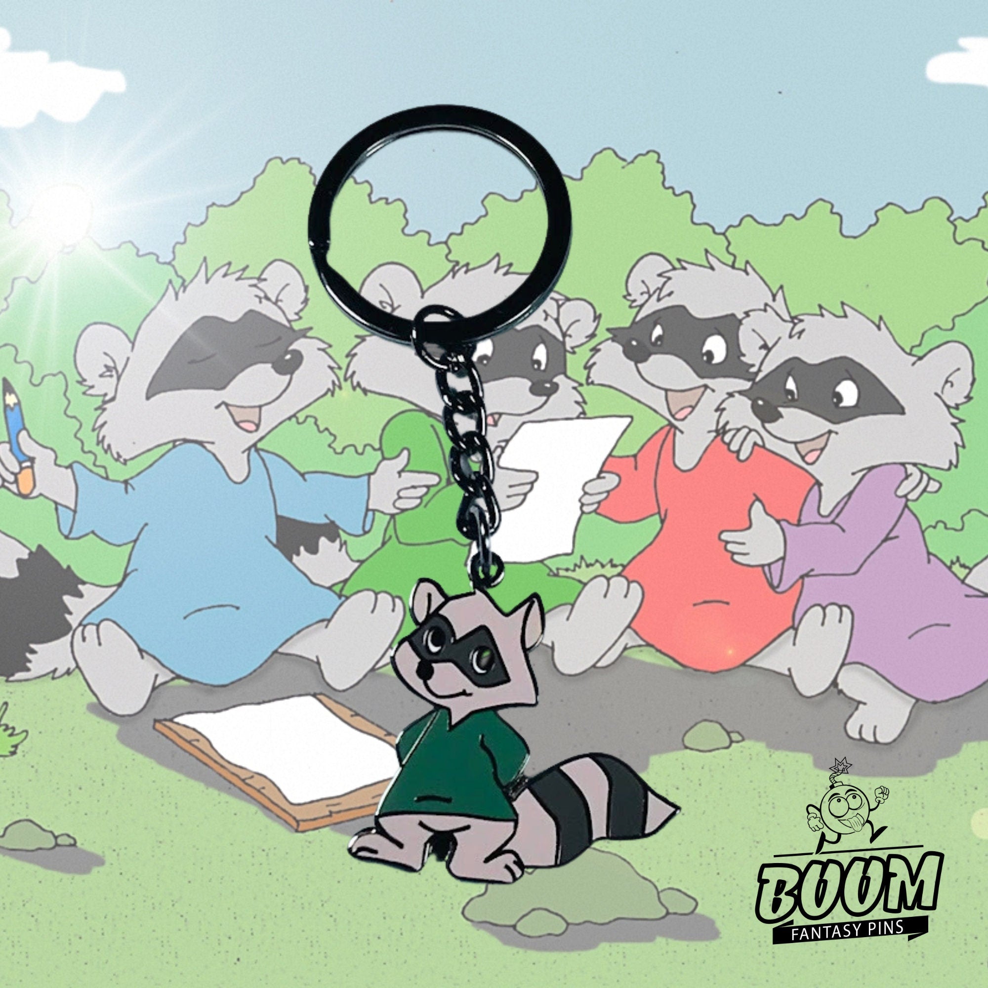 Llavero – Trigger el Mapache de Robin Hood – Disney Fantasy