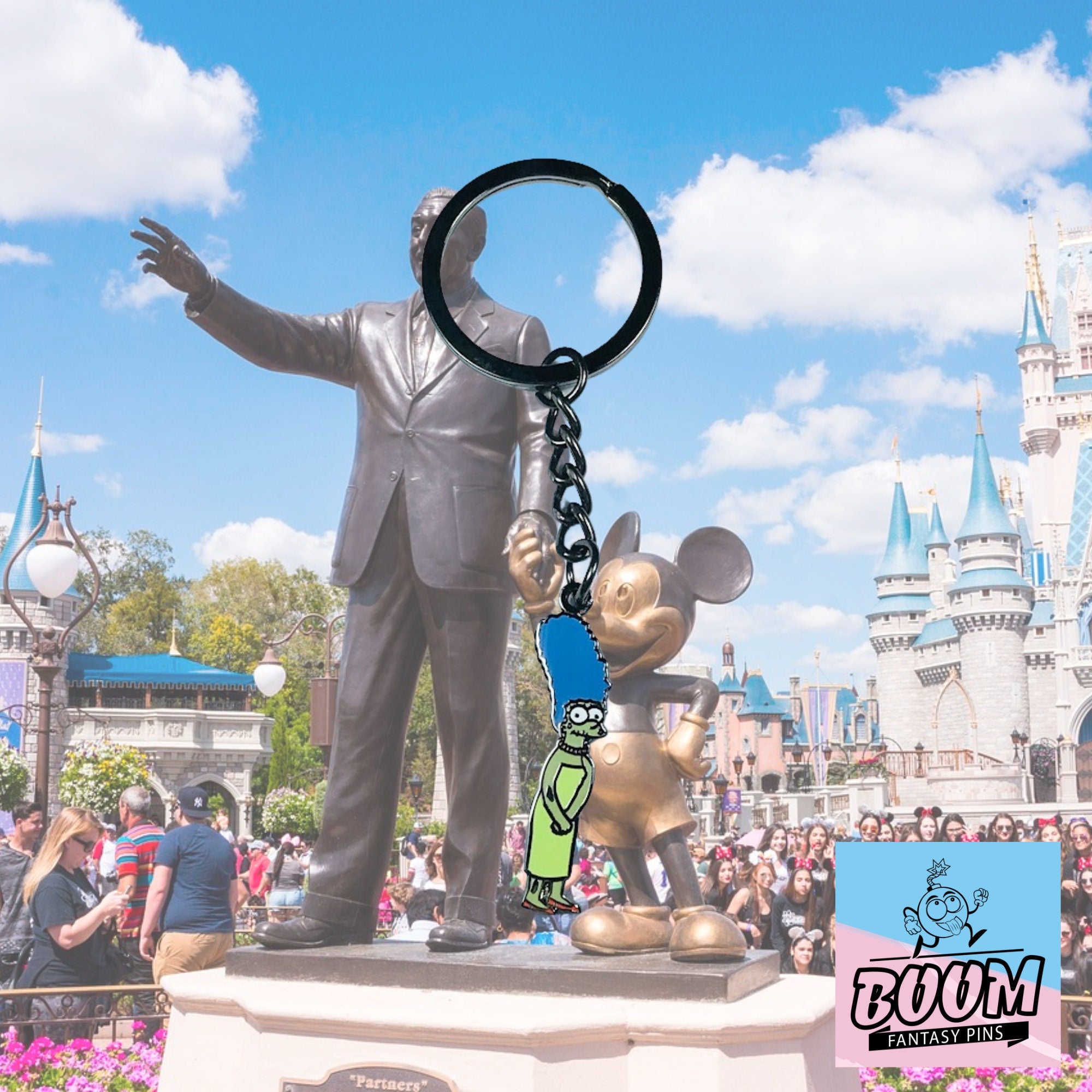 Porte-clés – Marge Simpson des Simpson – Disney Fantasy