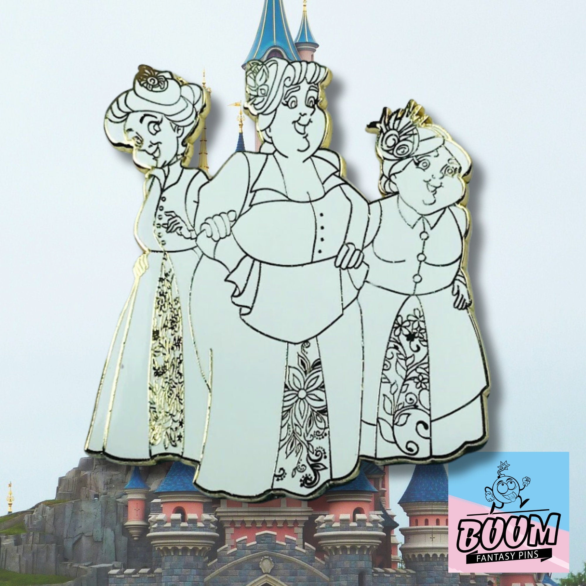 Épinglette – Flora, Fauna et Pimprenelle de La Belle au bois dormant – Disney Fantasy