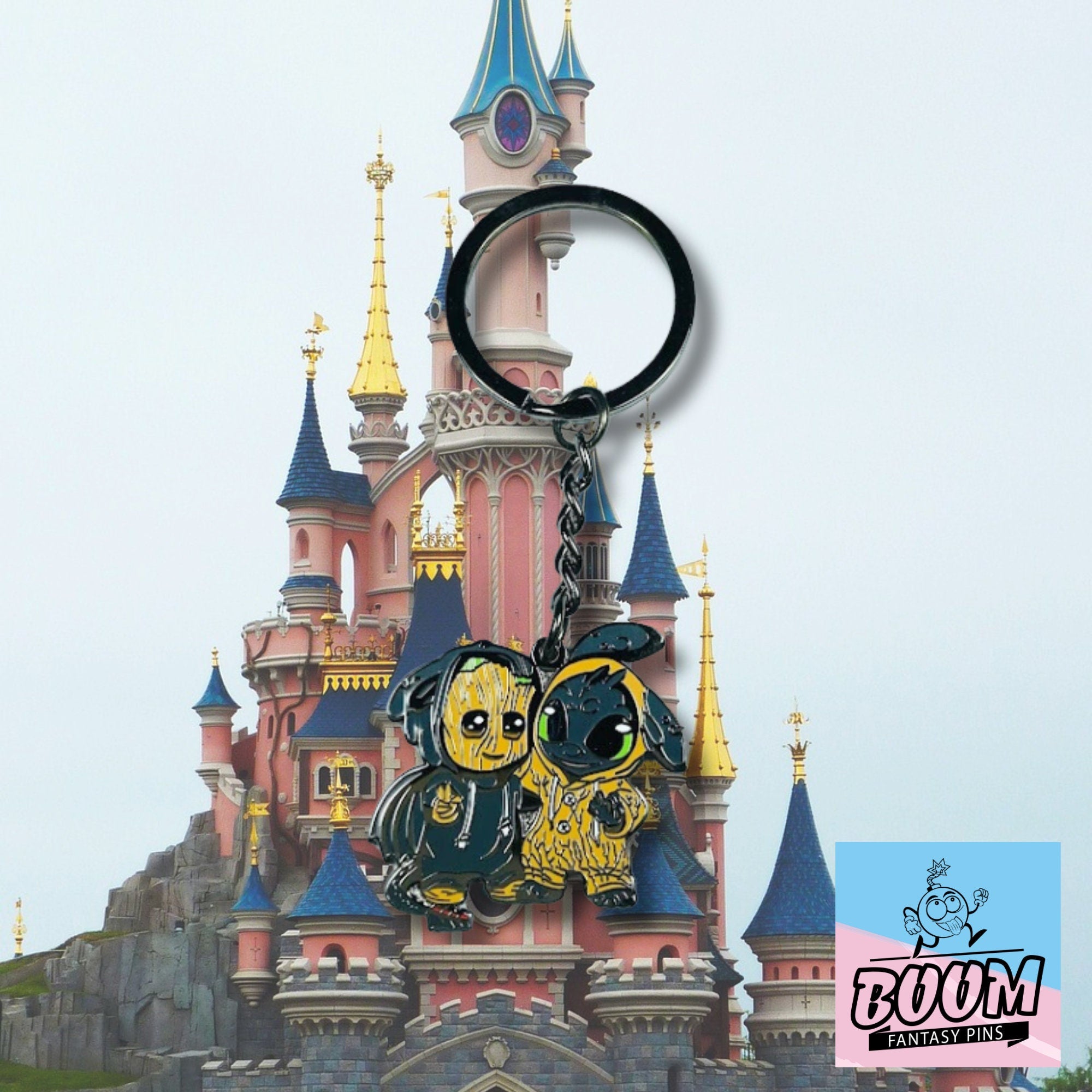 Llavero: Desdentao de Cómo entrenar a tu dragón y Groot de Guardianes de la Galaxia – Disney Fantasy