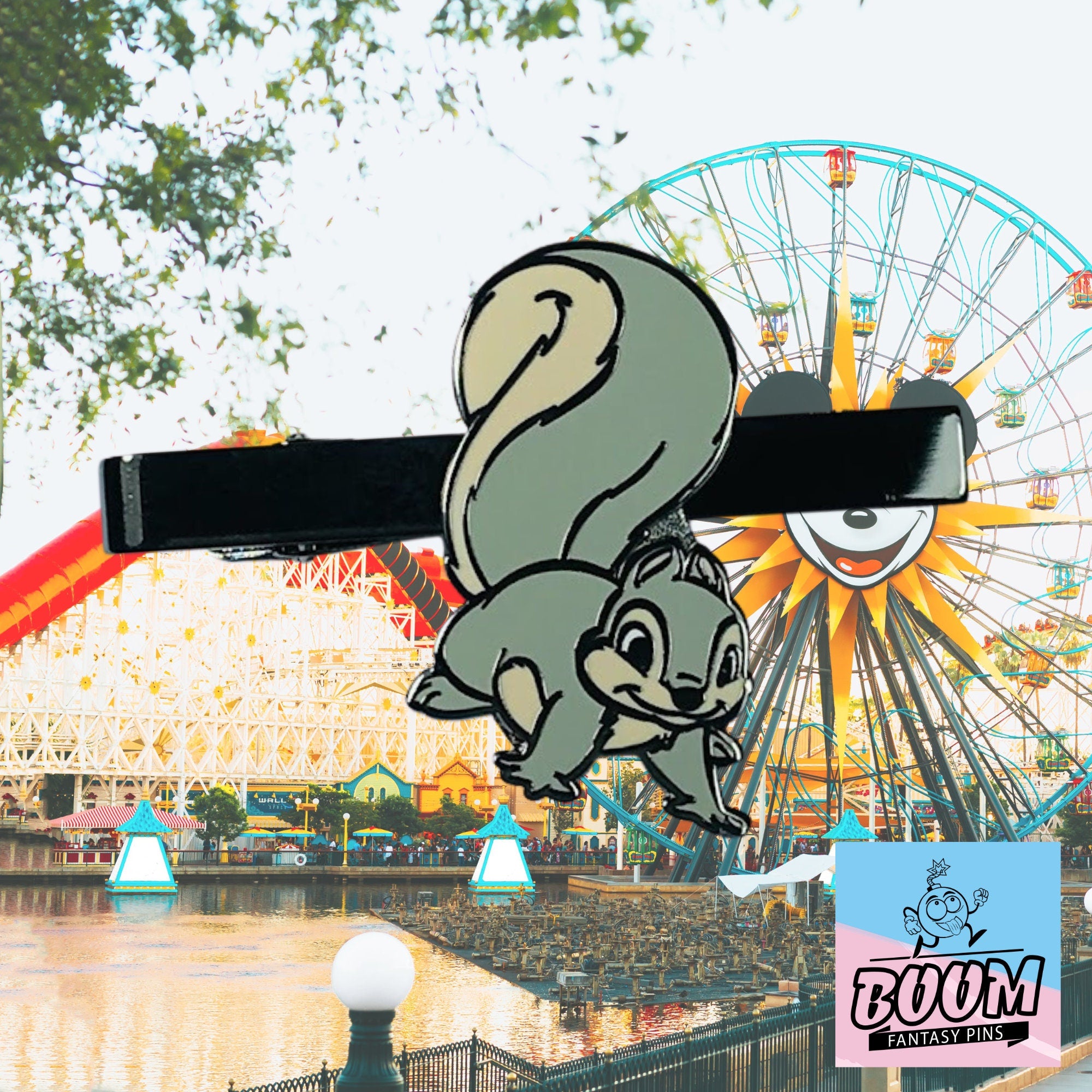 Pinza de corbata – Ardilla gris de Bambi – Disney Fantasy