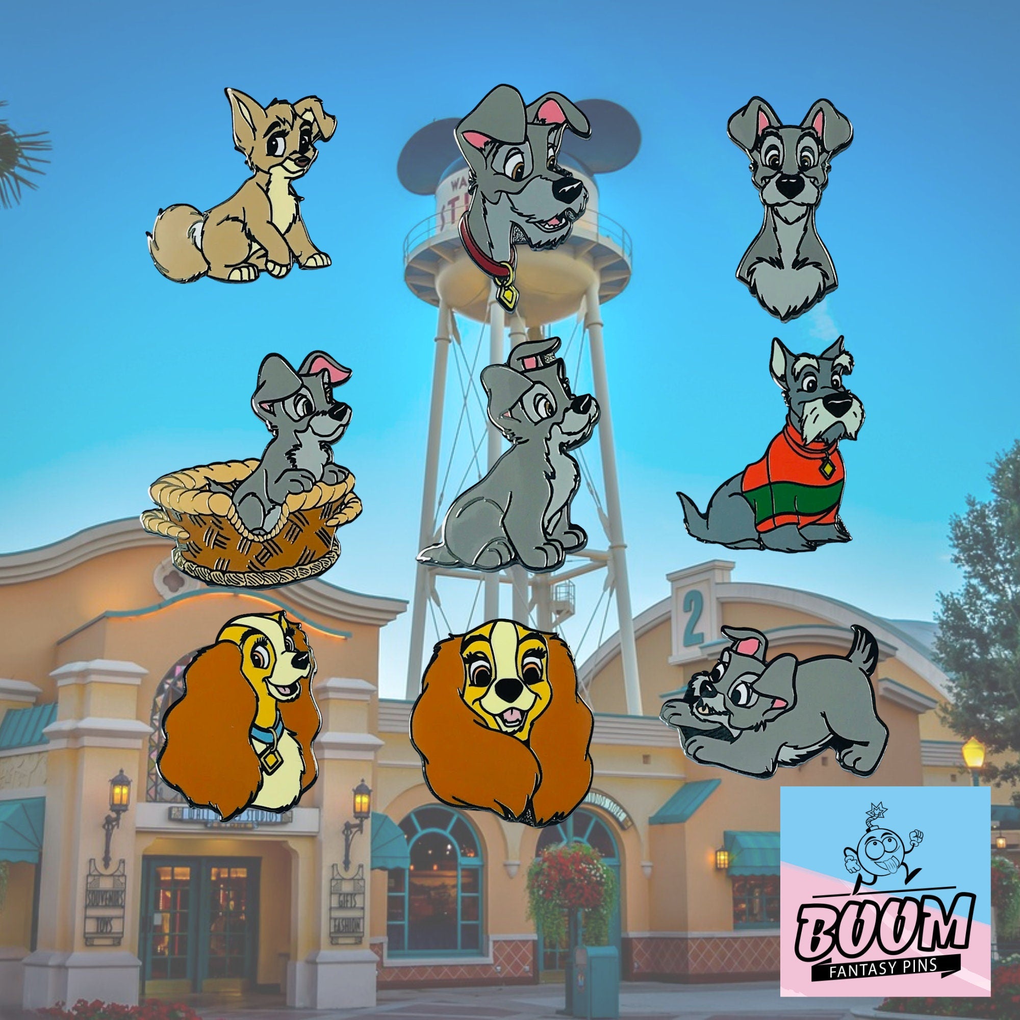 Pin – Lady from Lady and the Tramp – Disney Fantasy