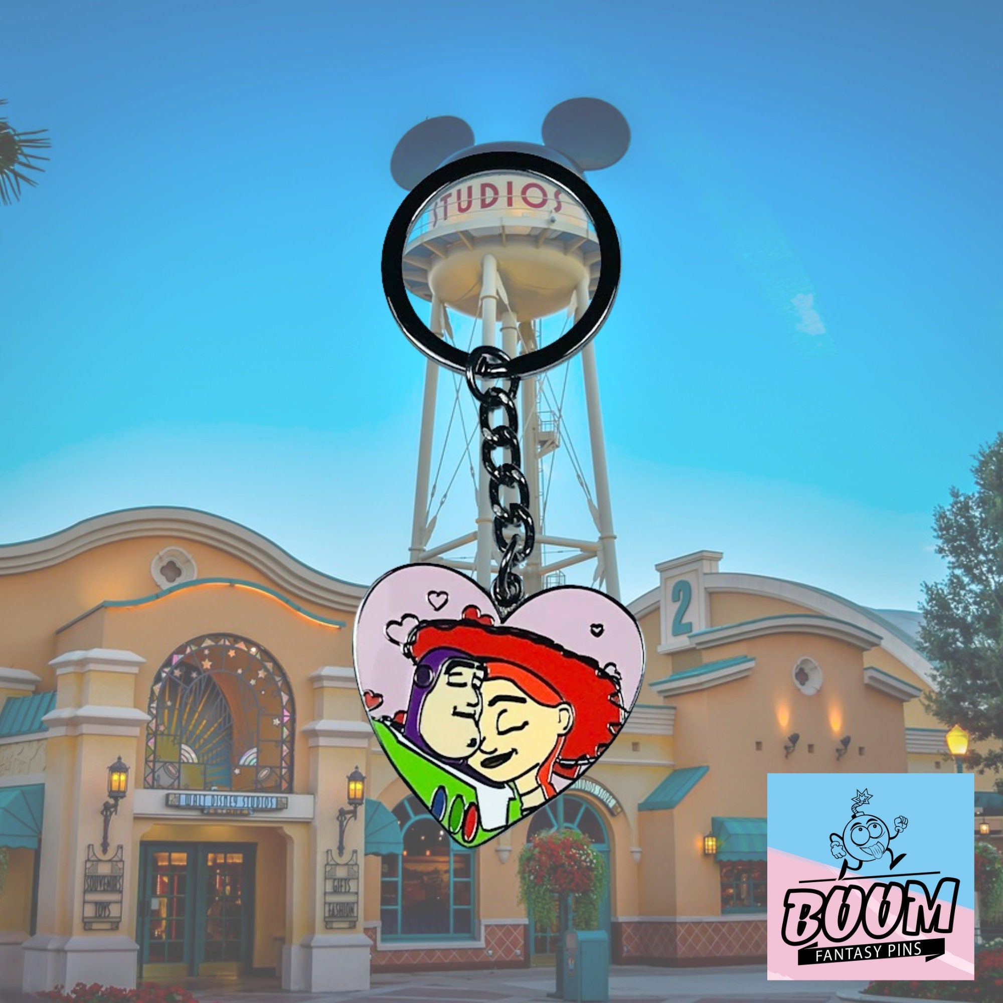 Porte-clés – Buzz l'Éclair et Jessie de Toy Story – Disney Fantasy