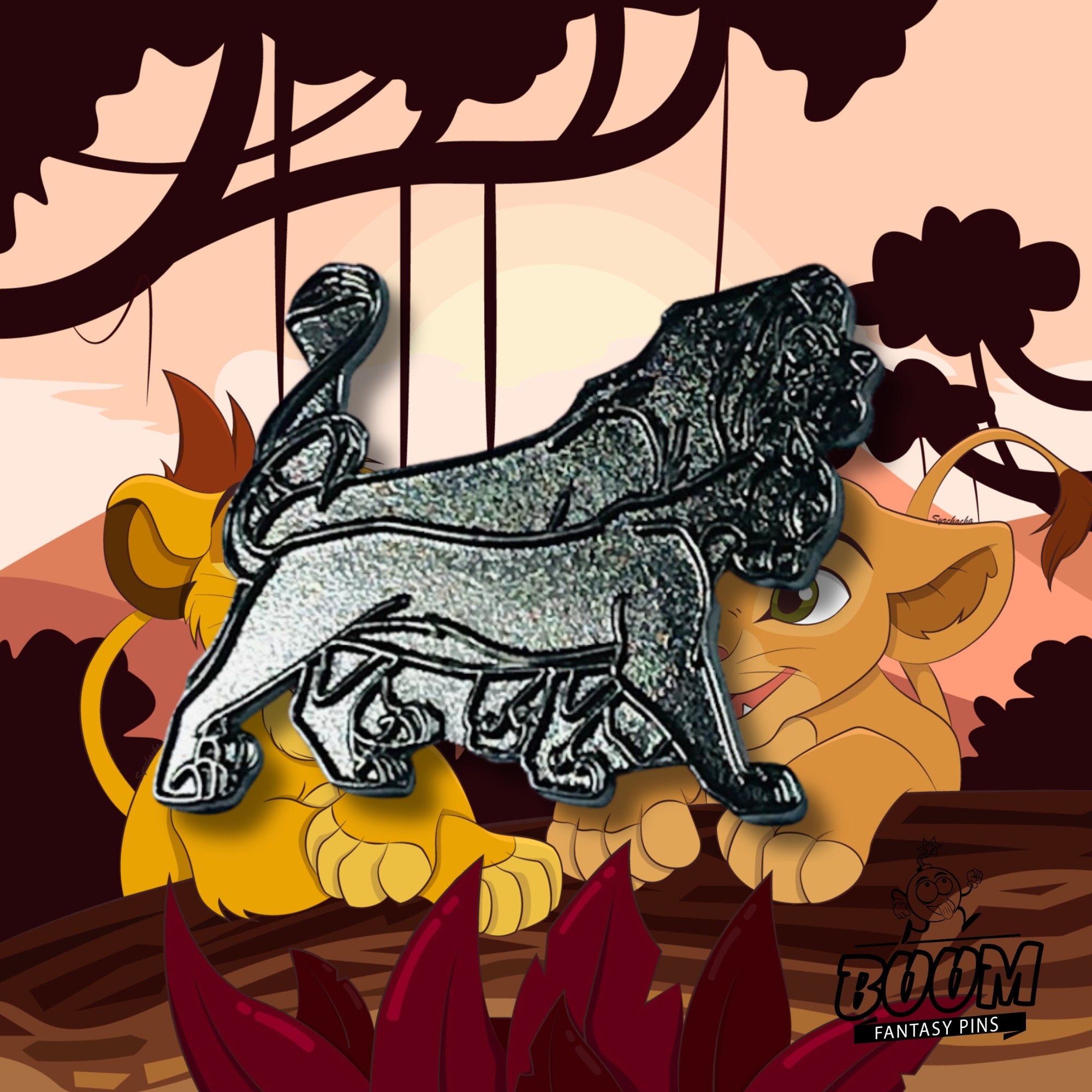 Pin's – Simba et Nala du Roi Lion – Disney Fantasy