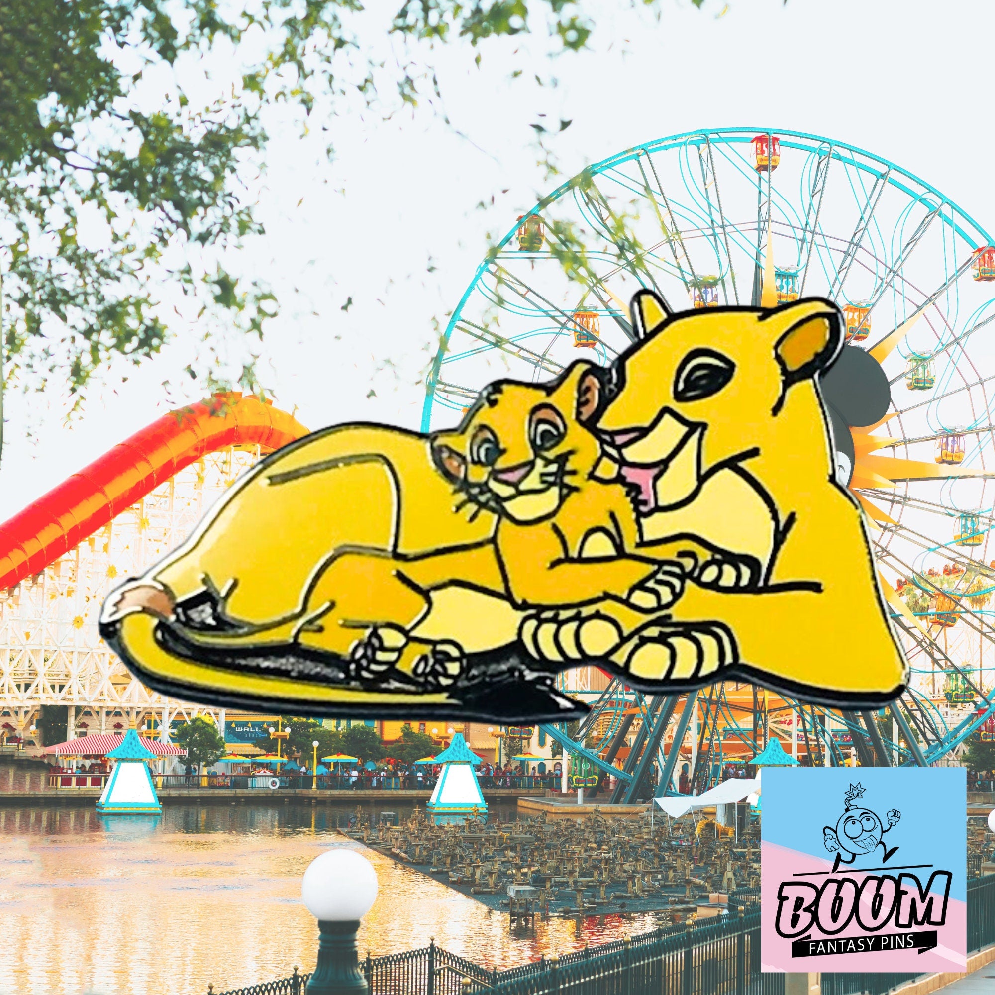 Pin's – Simba et Nala du Roi Lion – Disney Fantasy