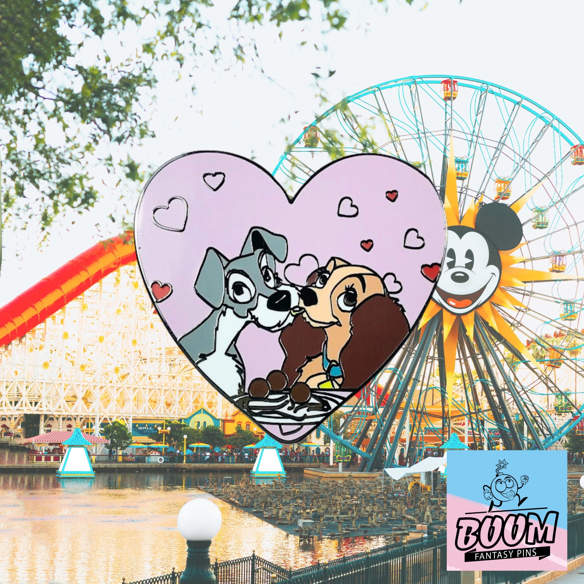 Pin's – La Belle et le Clochard du film La Belle et le Clochard – Disney Fantasy