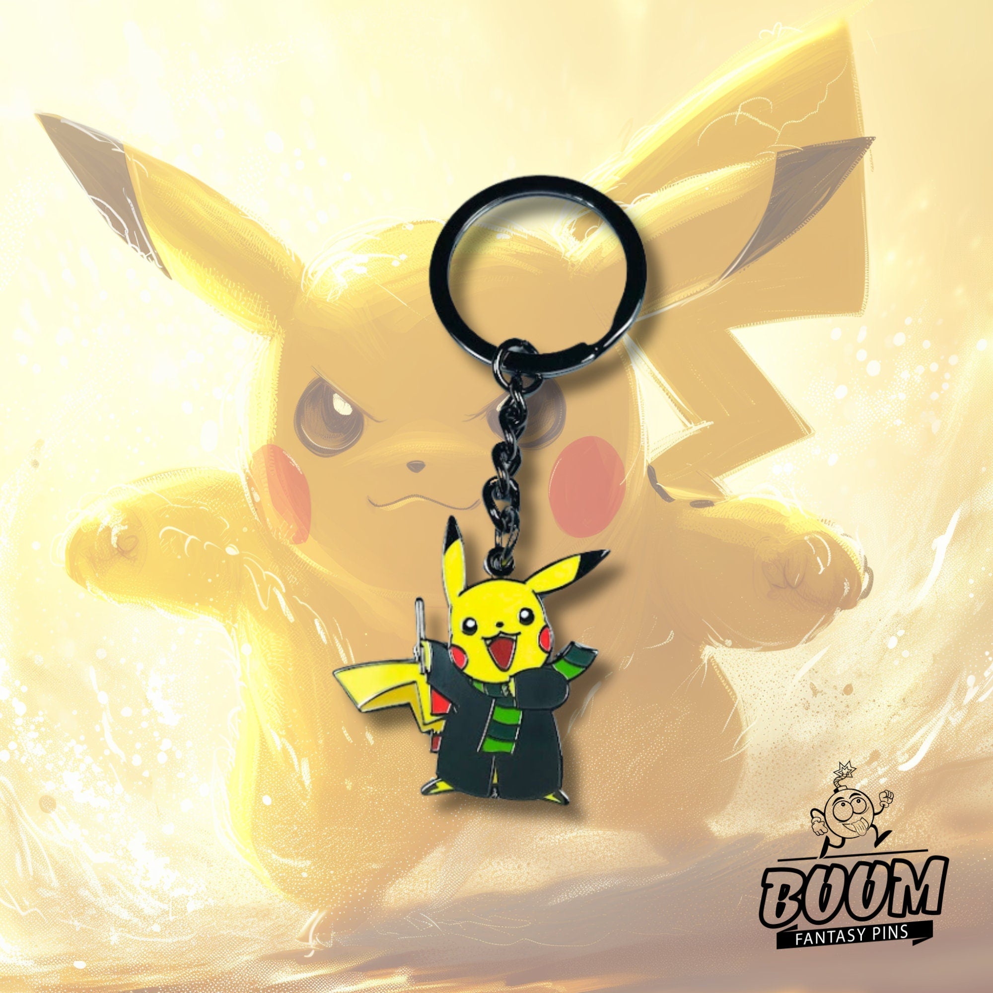 Llavero – Pikachu de Pokémon y Harry Potter – Disney Fantasy