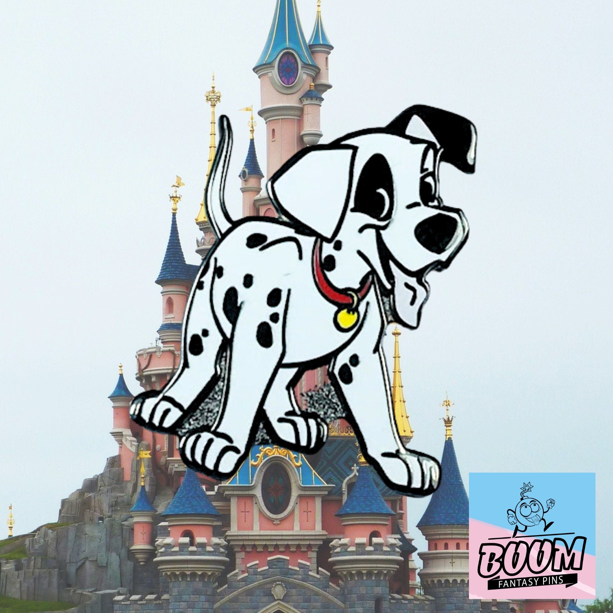 Pin bicolor de 101 dálmatas – Disney Fantasy