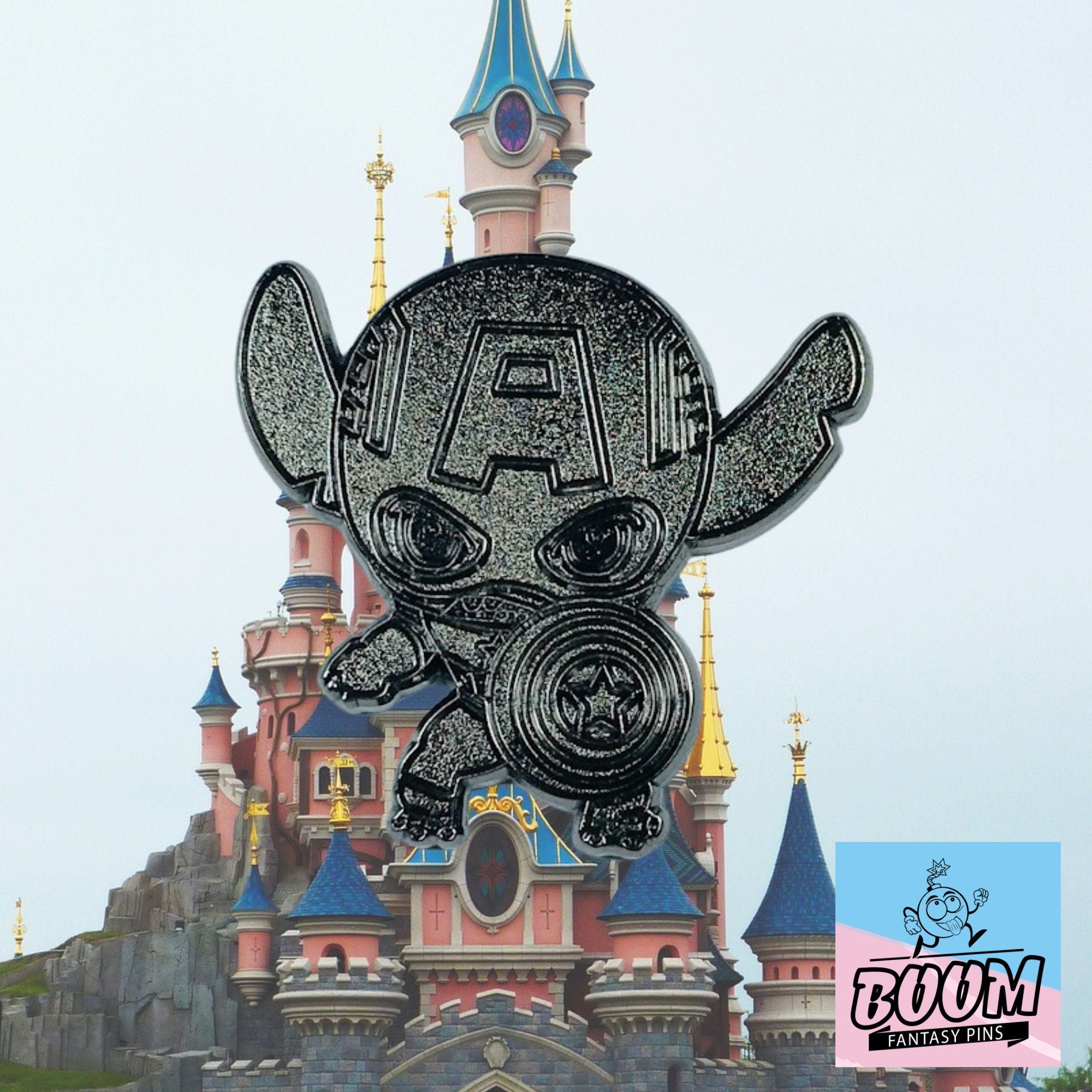 Pin's – Stitch en Captain America de Lilo &amp; Stitch – Disney Fantasy