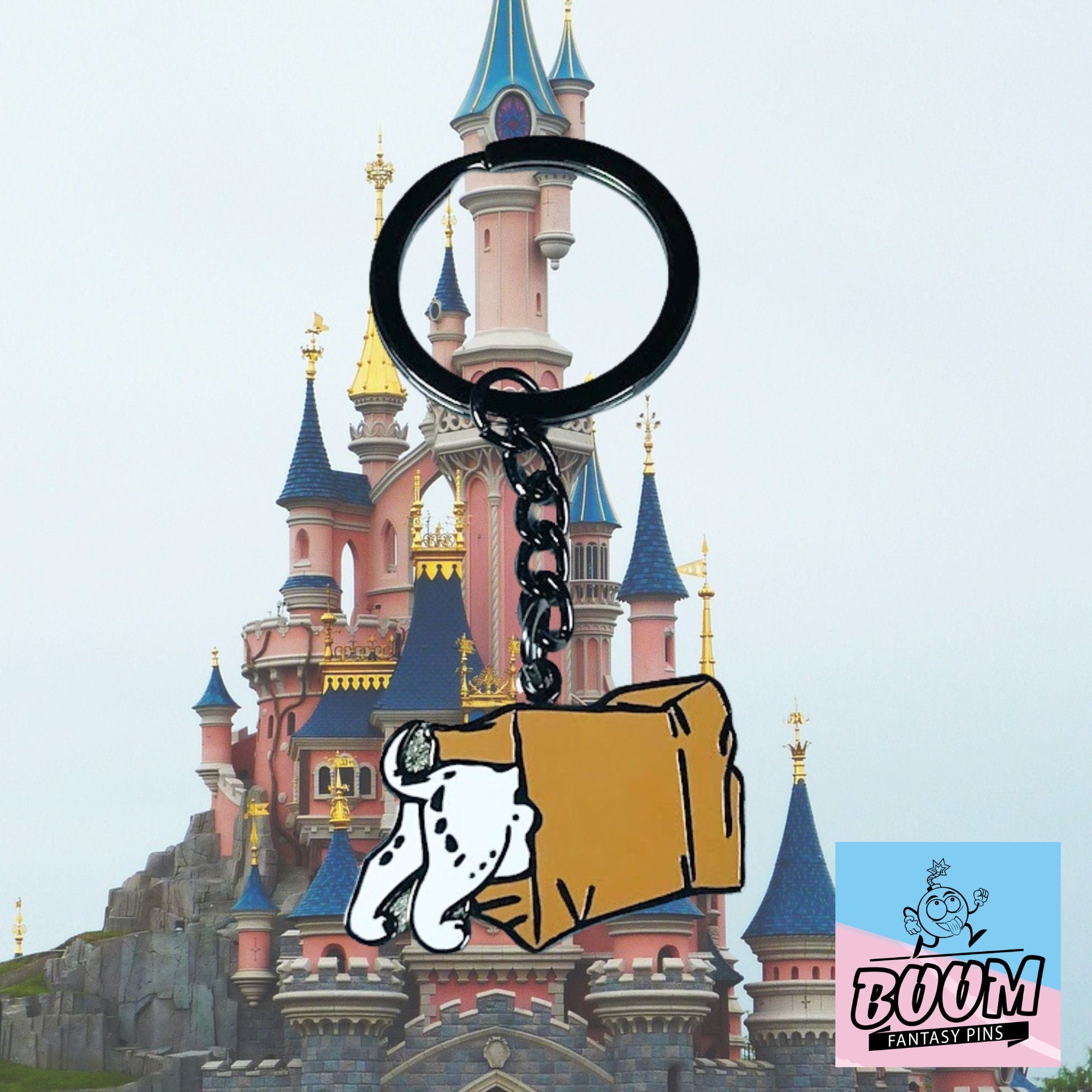 Porte-clés – Les chiots Pongo et Perdita des 101 Dalmatiens – Disney Fantasy