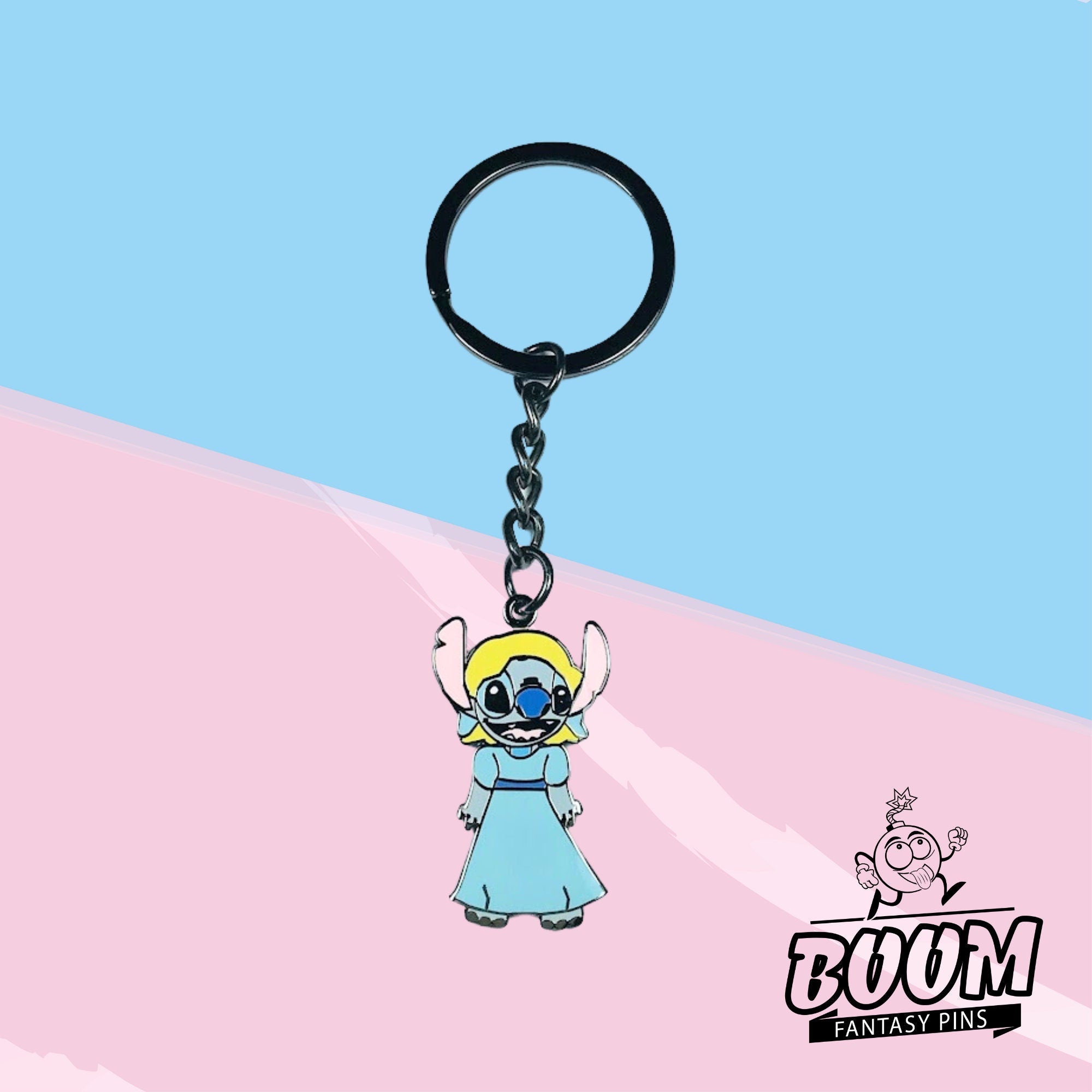 Porte-clés – Expérience 626 Stitch en Wendy de Lilo &amp; Stitch – Disney Fantasy