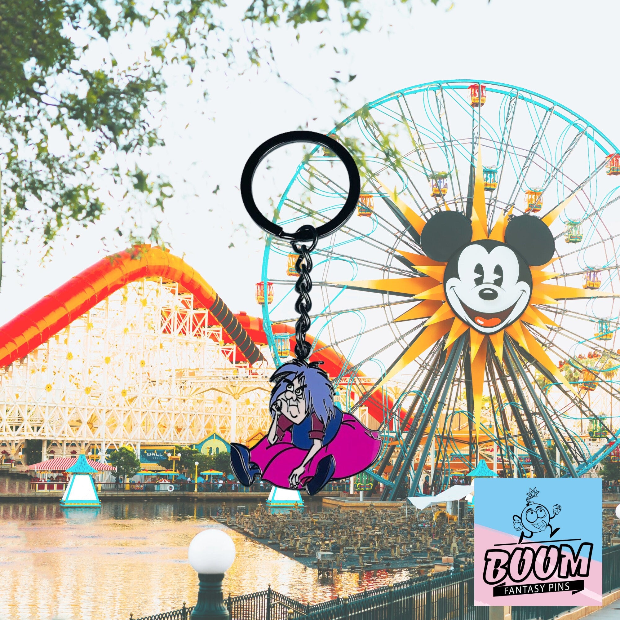 Porte-clés – Madame Mim du film Merlin l'Enchanteur – Disney Fantasy