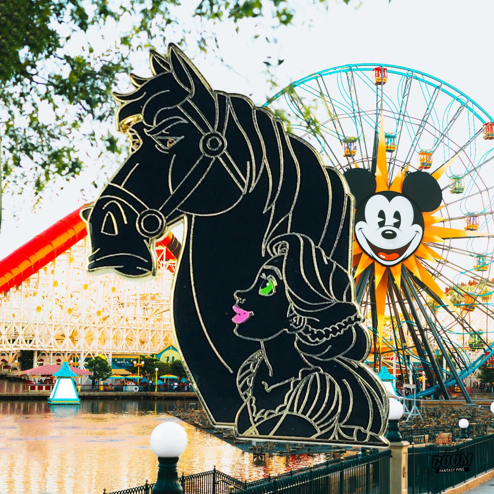 Pin's – Raiponce et Maximus du film Raiponce – Disney Fantasy