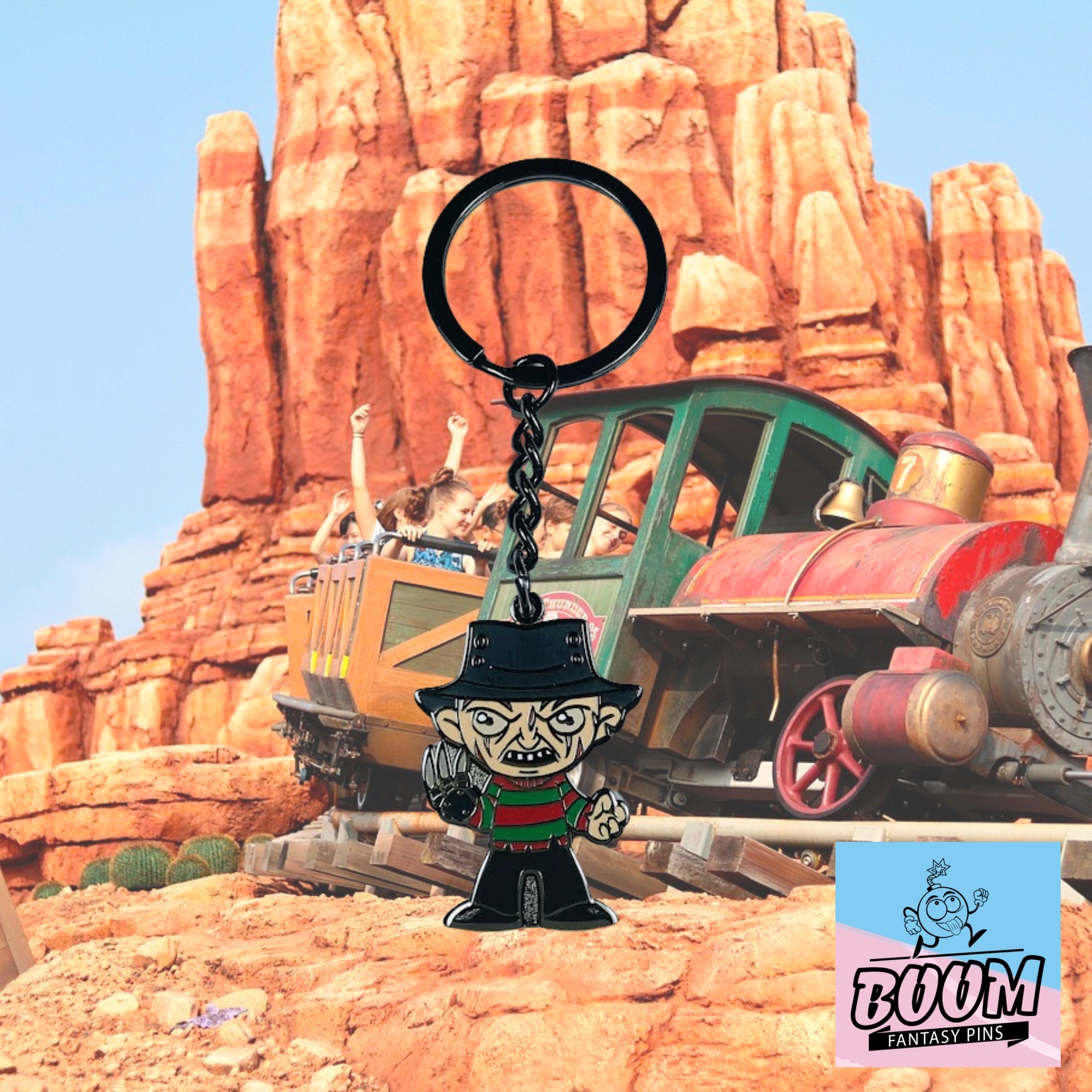 Porte-clés – Freddy Krueger du film « Les Griffes de la nuit » de Wes Craven – Franchise « Les Griffes de la nuit »