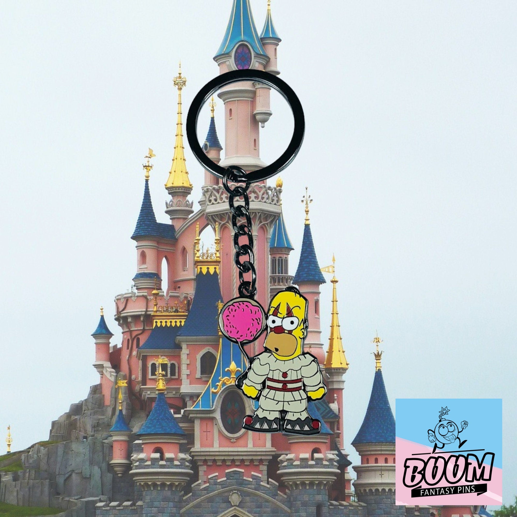 Porte-clés – Homer Simpson des Simpson – Disney Fantasy