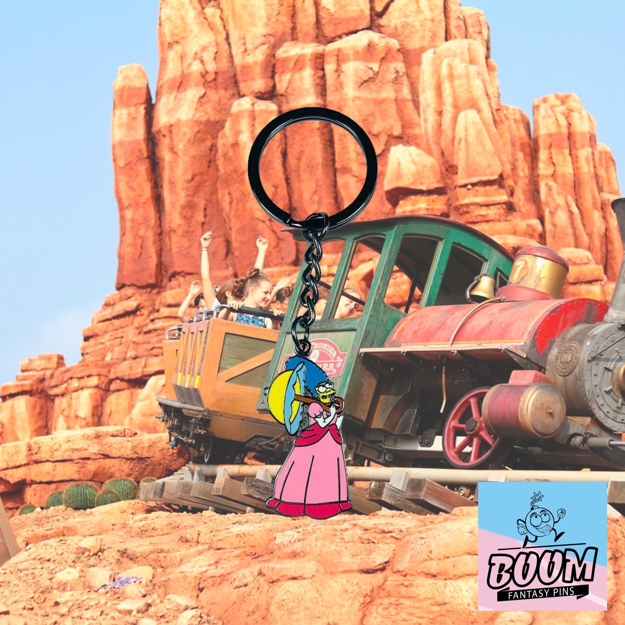 Llavero – Marge Simpson de Los Simpson – Disney Fantasy