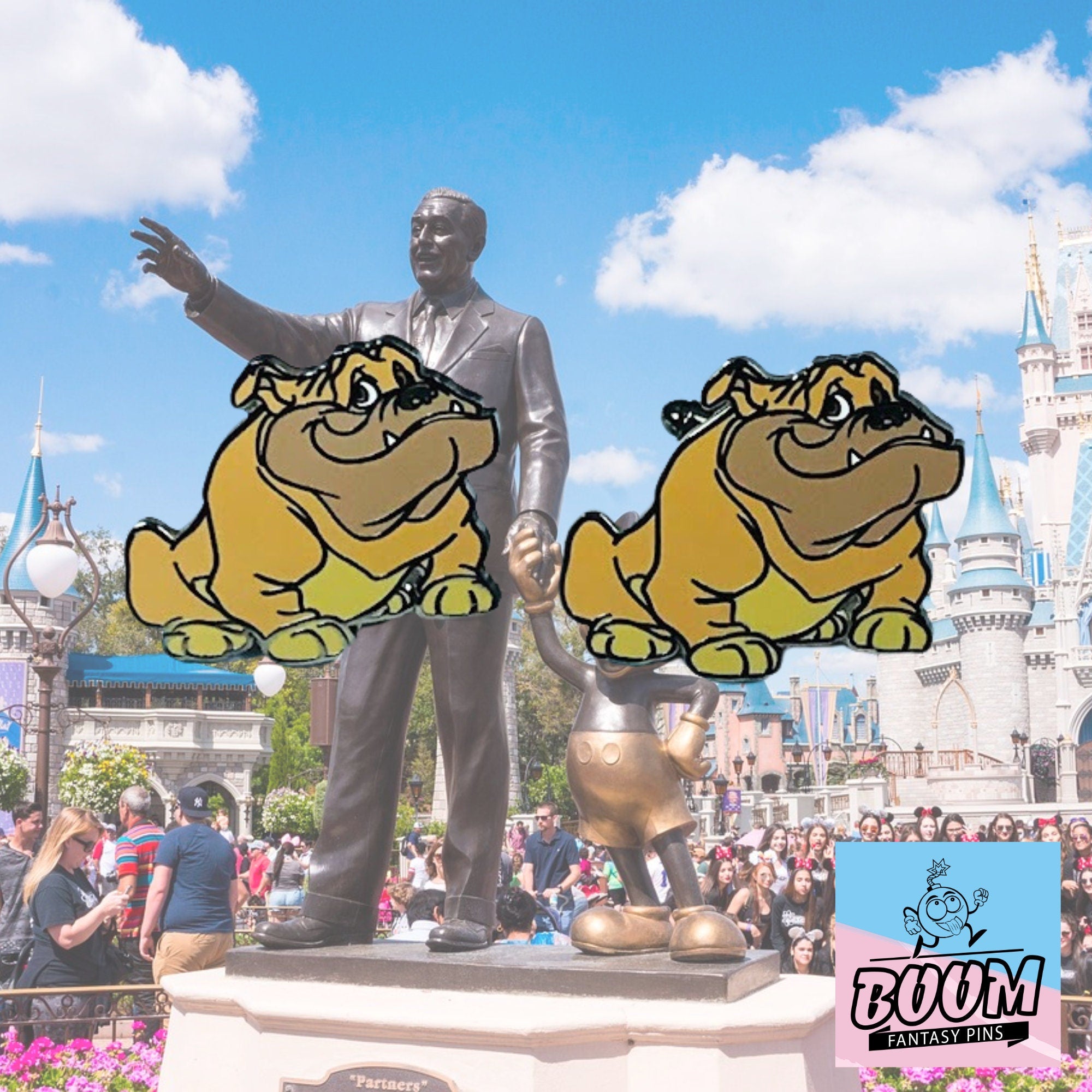 Gemelos – Butch el Bulldog de Tom y Jerry – Disney Fantasy