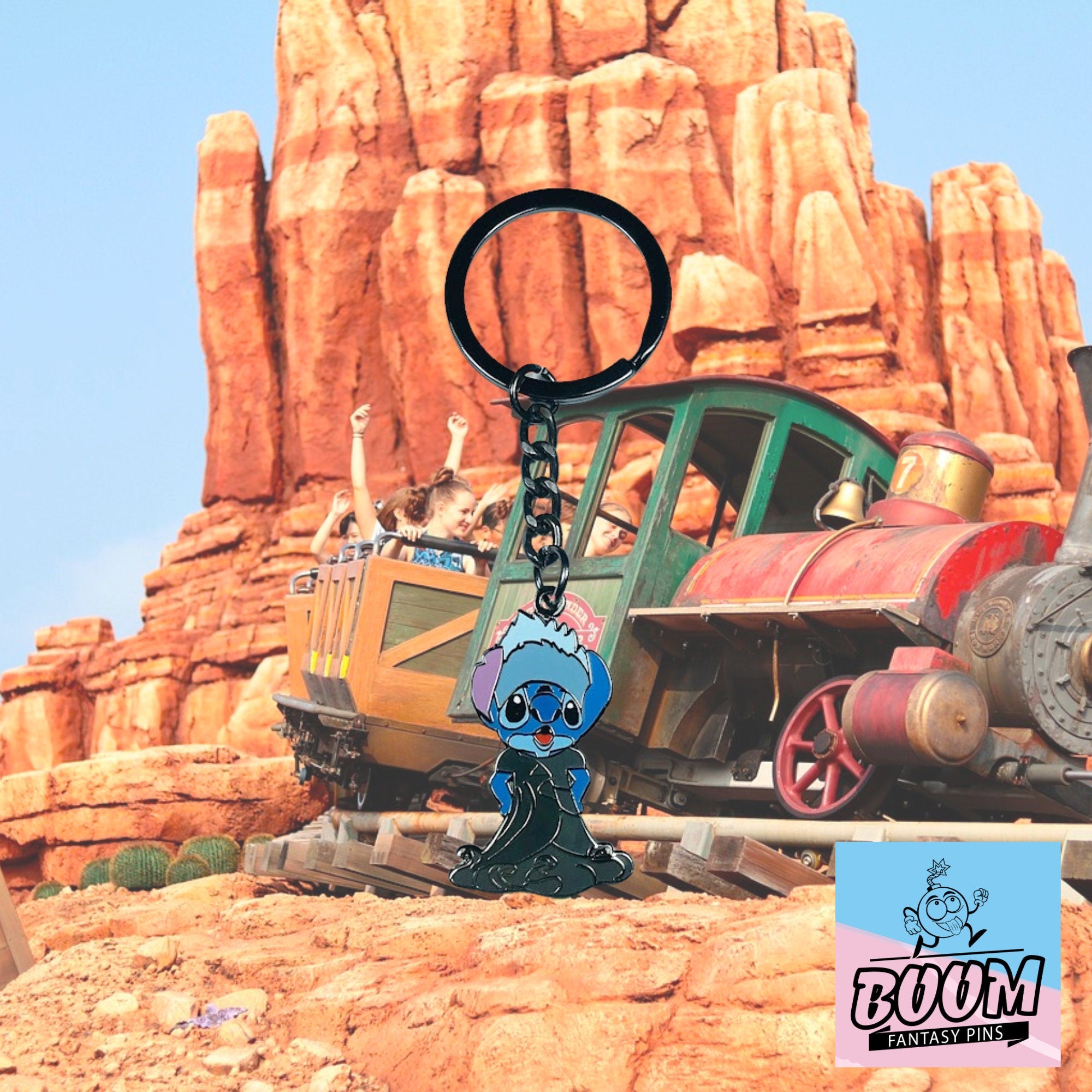 Llavero – Stitch como Hades de Lilo &amp; Stitch – Disney Fantasy