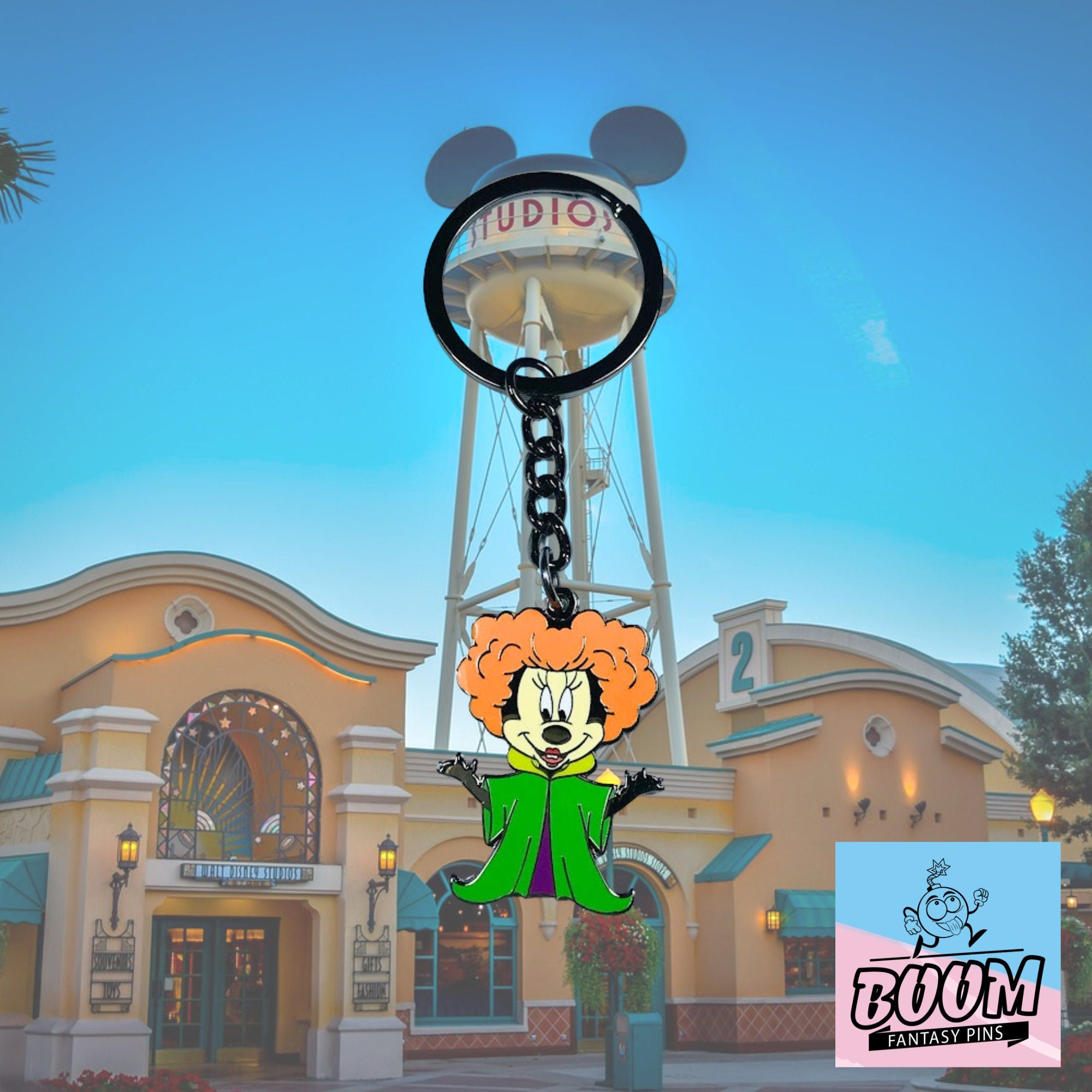 Porte-clés – Minnie Mouse en Winifred Sanderson du film Hocus Pocus – Disney Fantasy