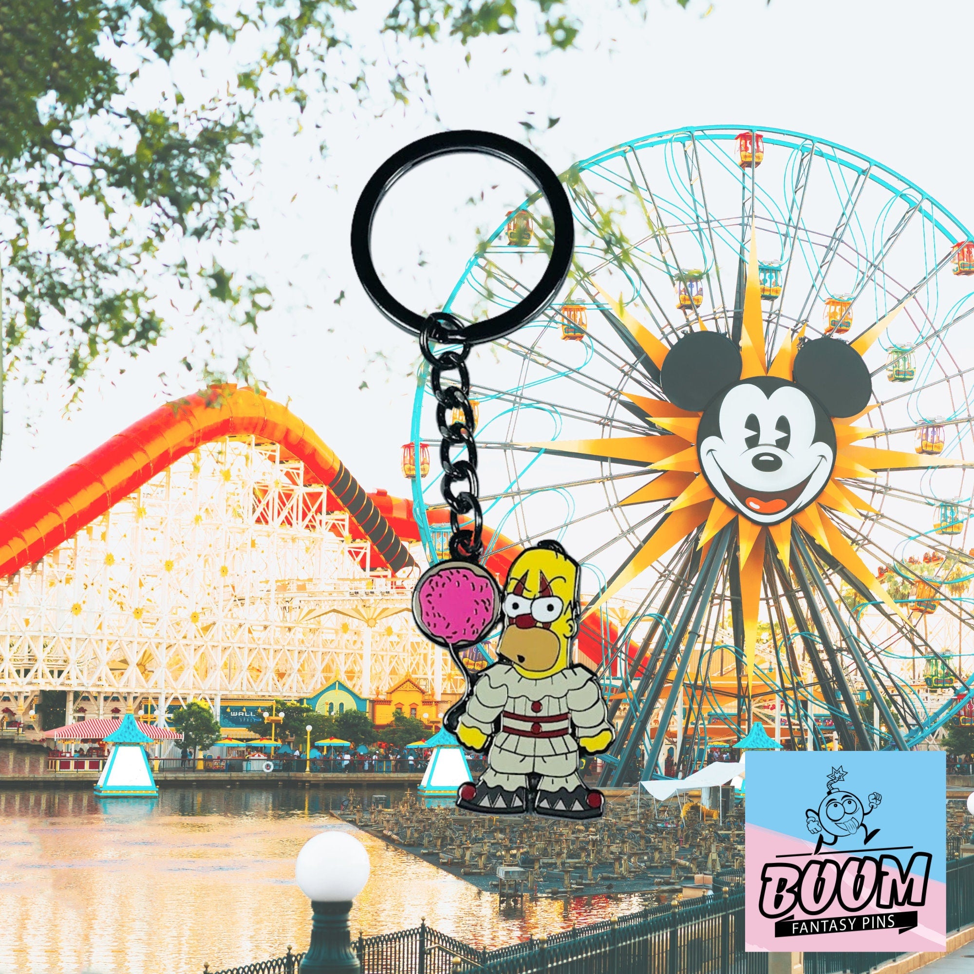 Porte-clés – Homer Simpson des Simpson – Disney Fantasy