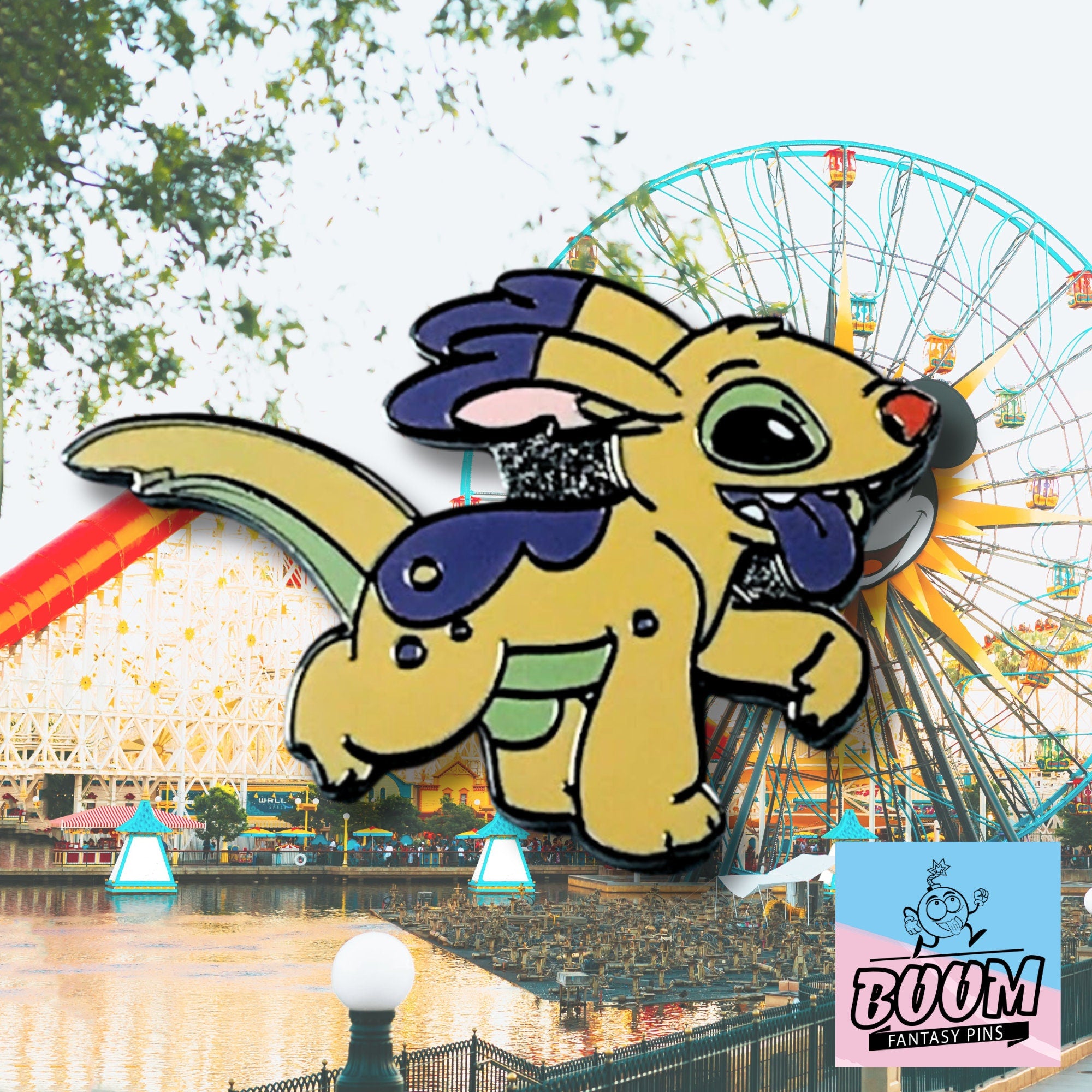 Pin – Experimento Fethchit 090 de Lilo y Stitch – Disney Fantasy