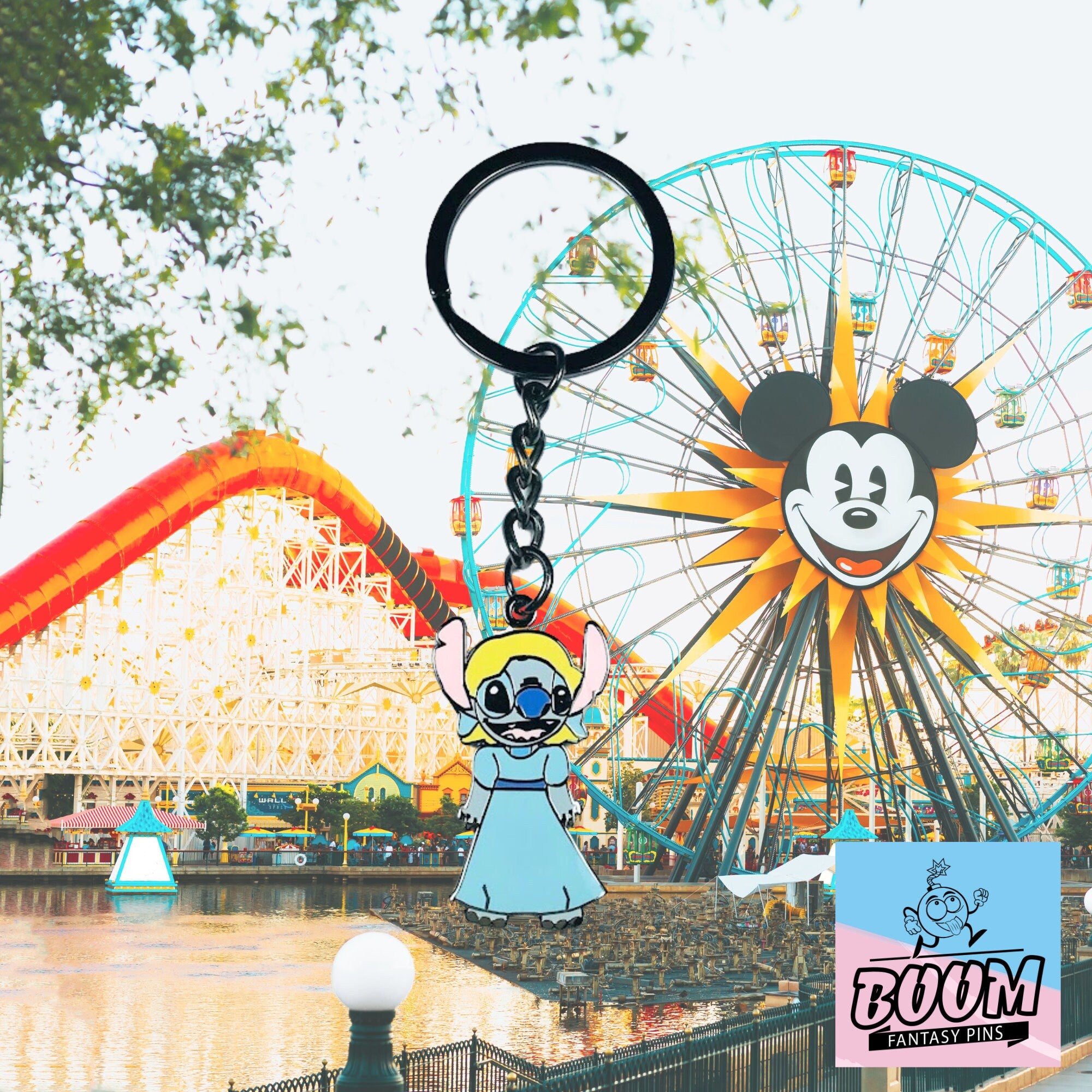 Porte-clés – Expérience 626 Stitch en Wendy de Lilo &amp; Stitch – Disney Fantasy