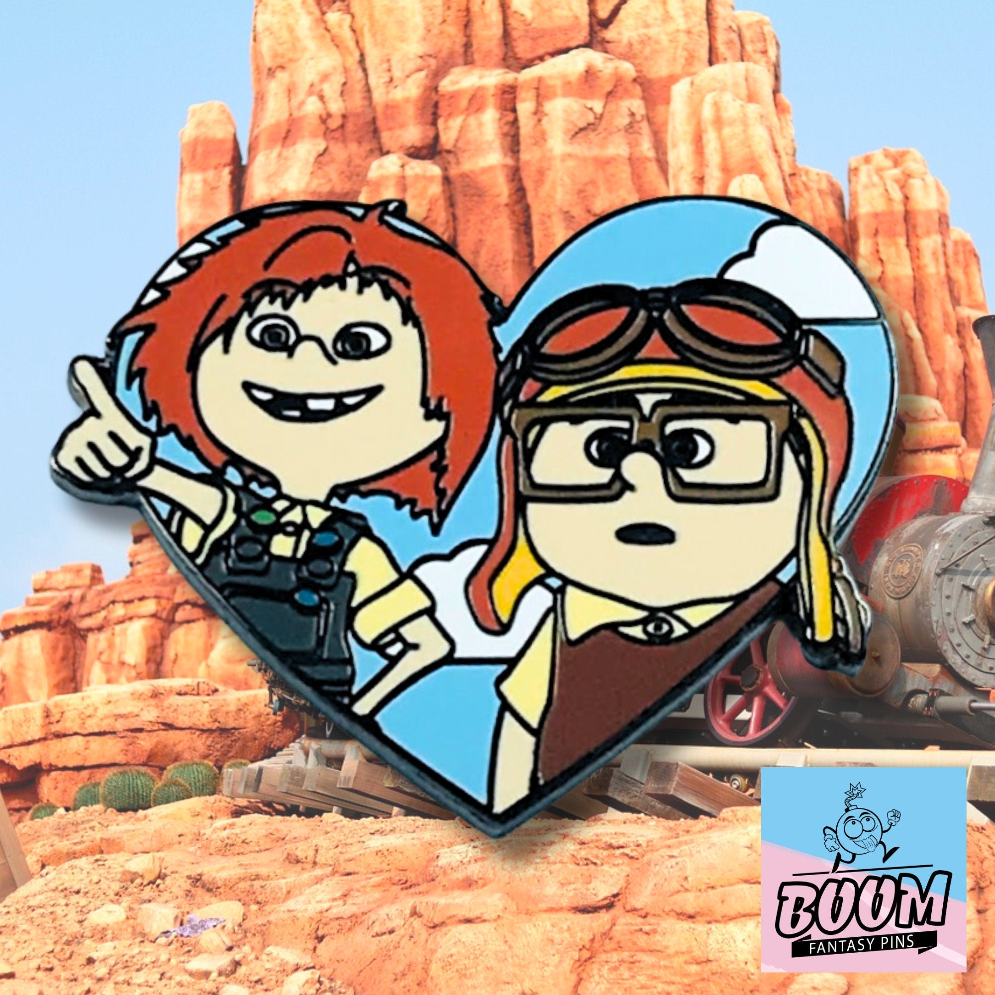 Pin – Carl Fredricksen y Ellie Fredricksen de Up – Disney Fantasy