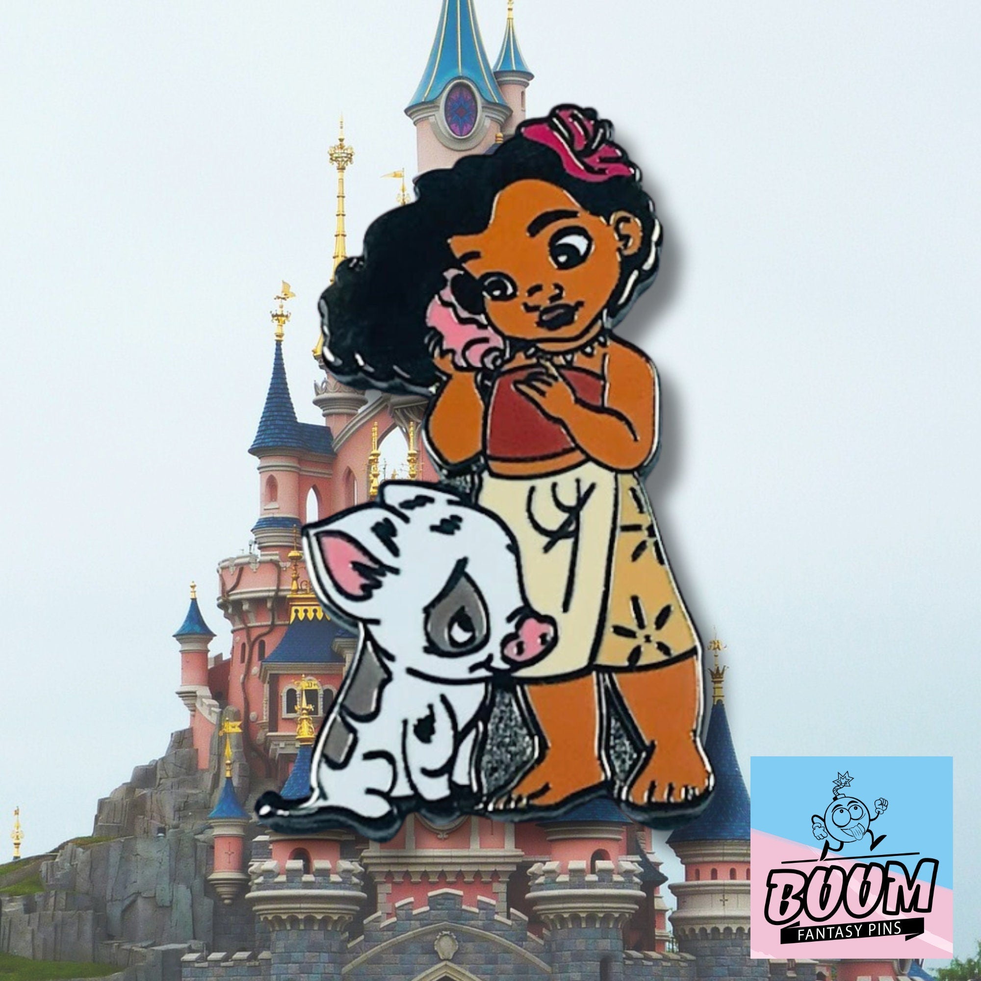 Pin – Moana as Kid and Pua from Moana – Disney Fantasy
