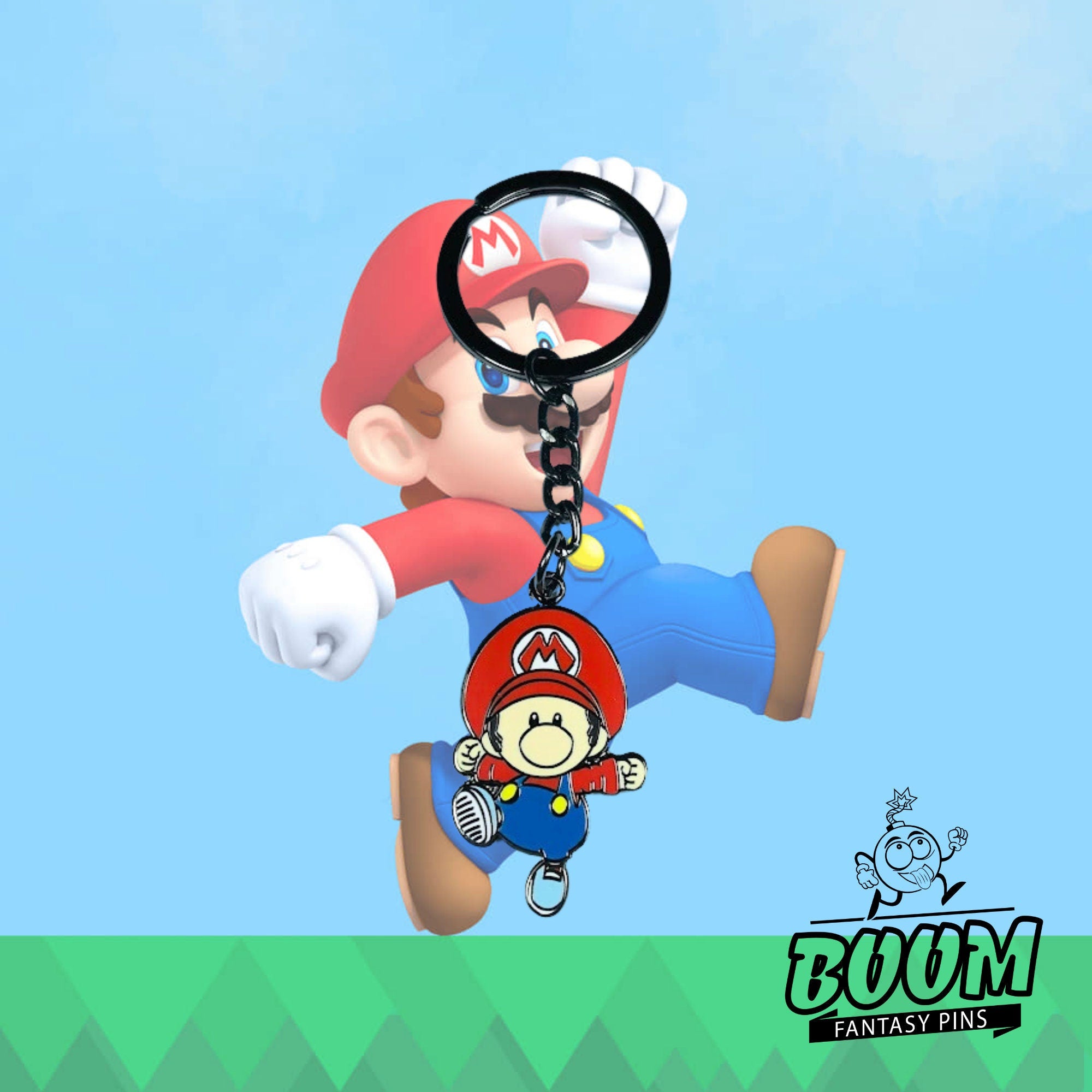 Keychain – Mario from Super Mario Bros – Nintendo Franchise