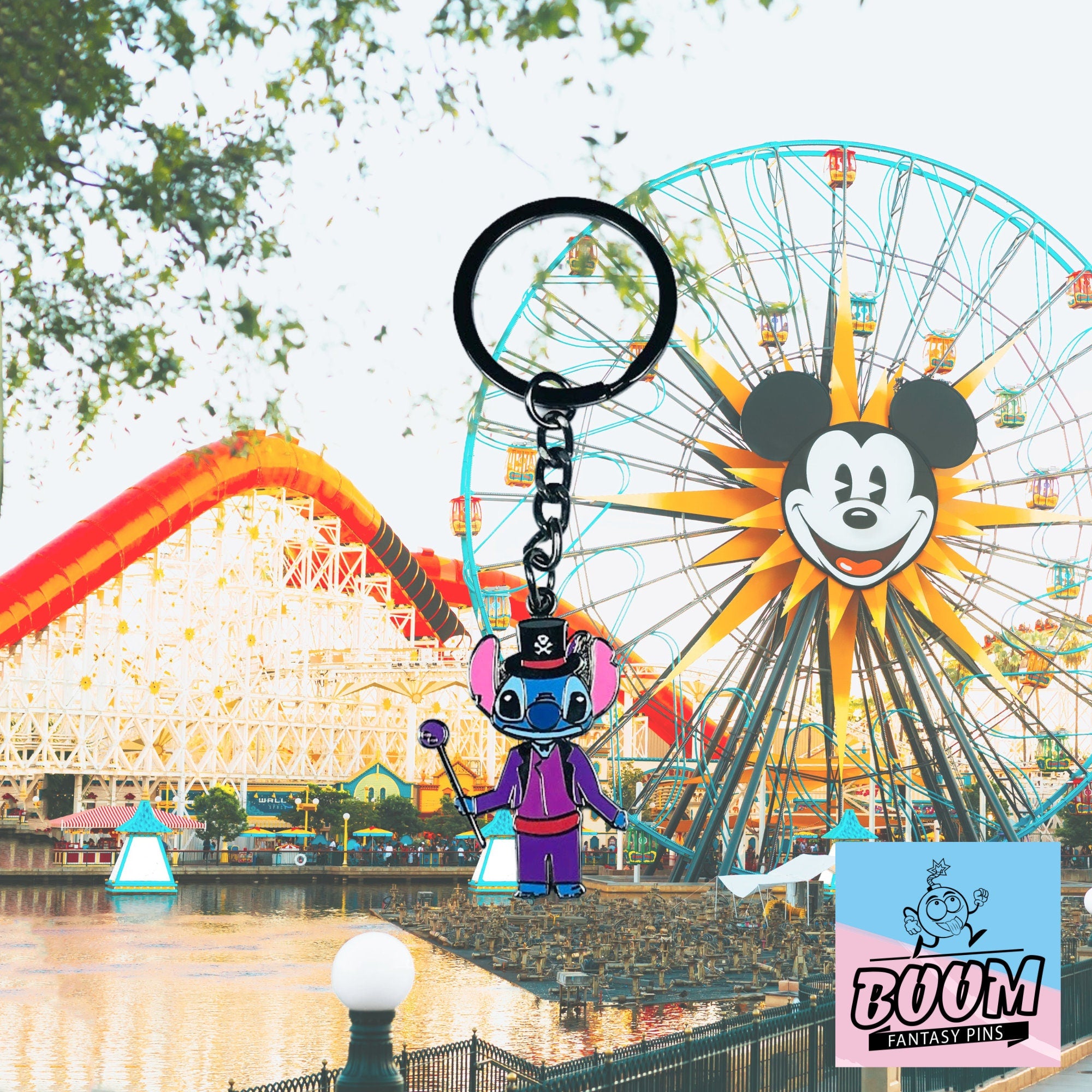 Keychain – Experiment 626 Stitch as Dr Facilier from Lilo & Stitch – Disney Fantasy